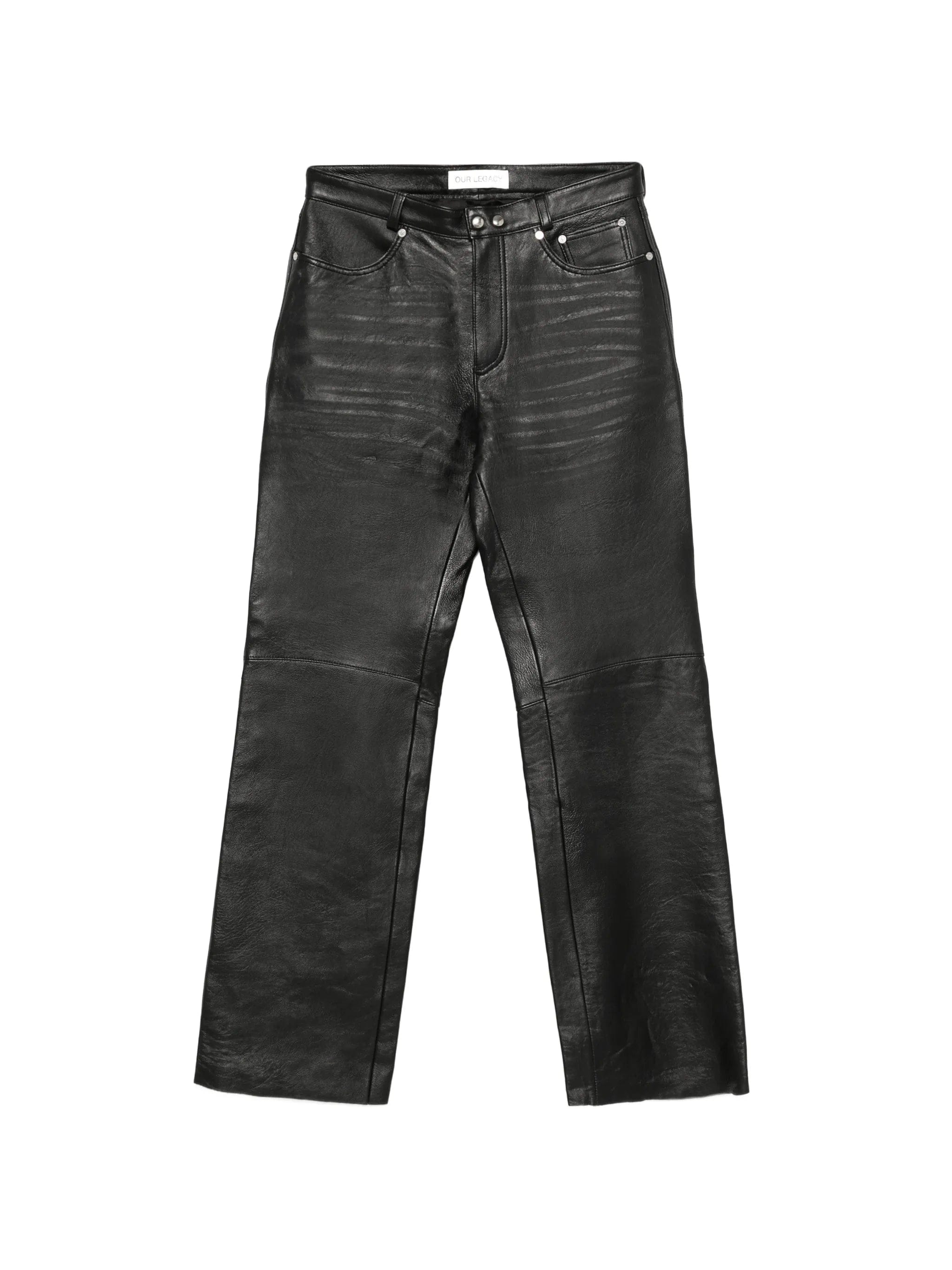 OUR Legacy Carlson Cut leather trousers