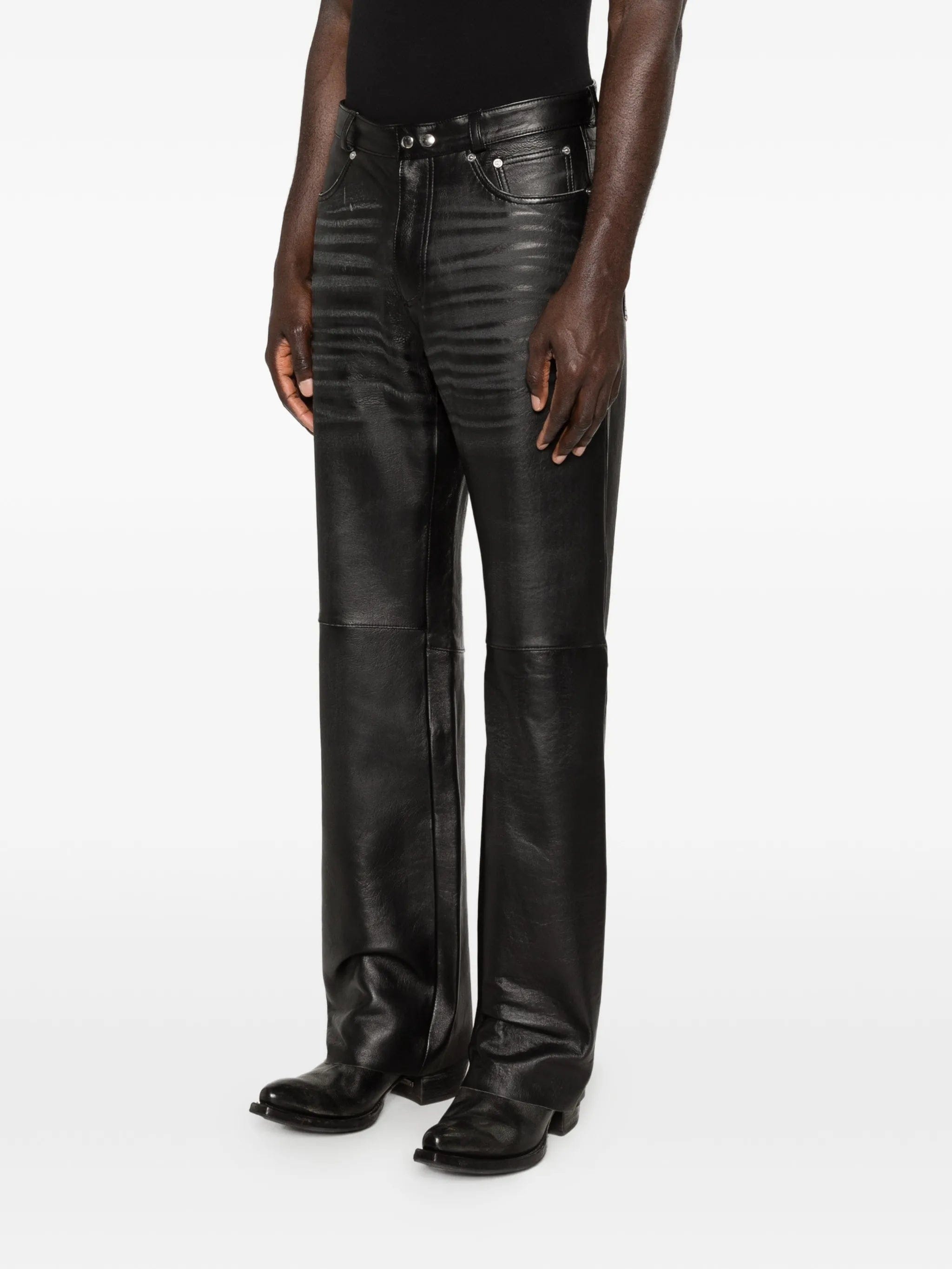 OUR Legacy Carlson Cut leather trousers