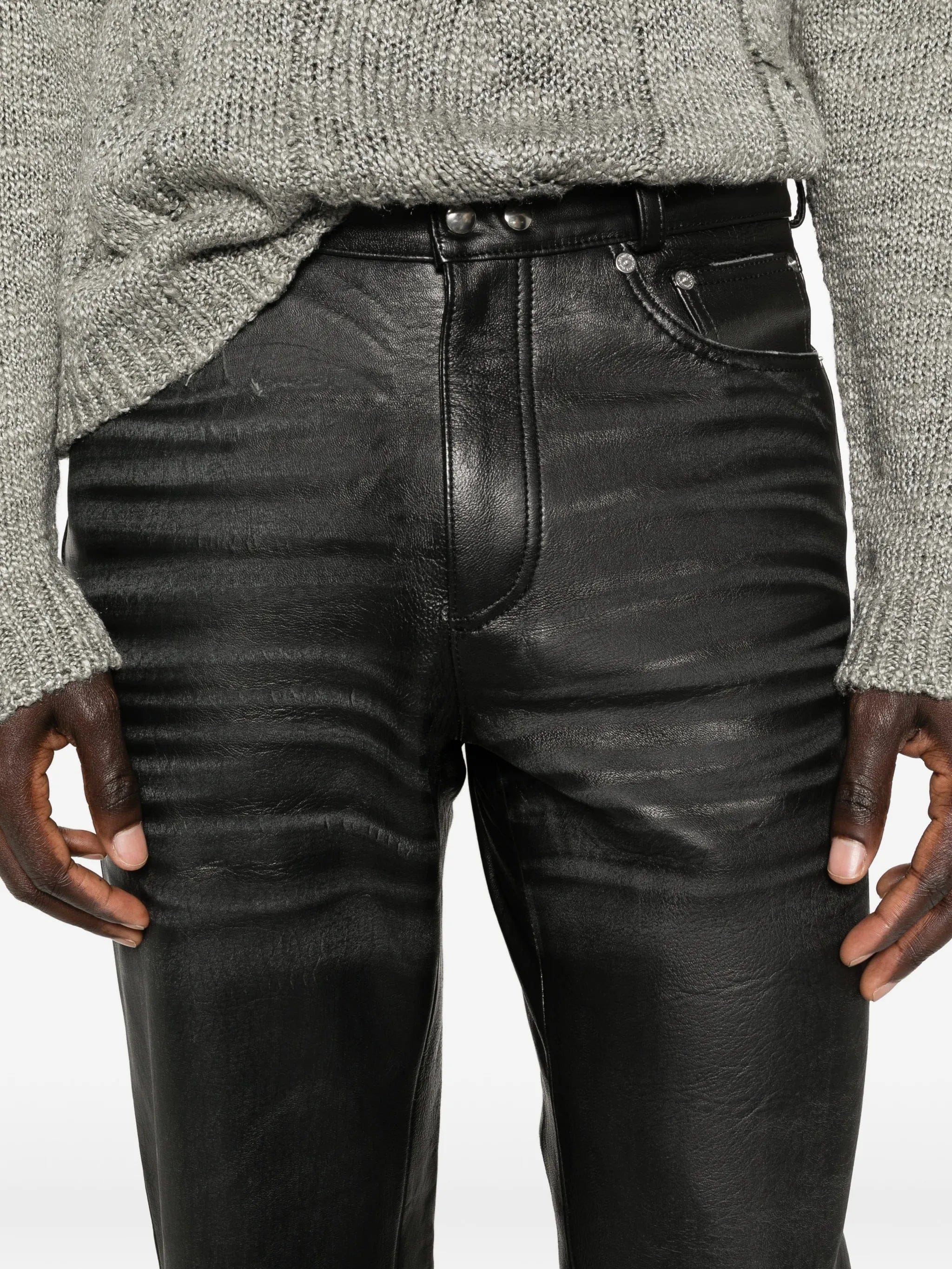 OUR Legacy Carlson Cut leather trousers
