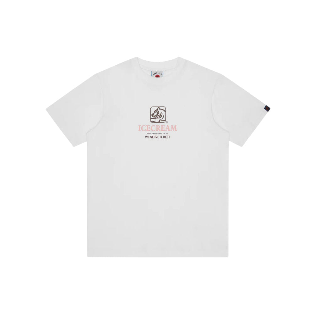Icecream Serve It Best T - Shirt - White