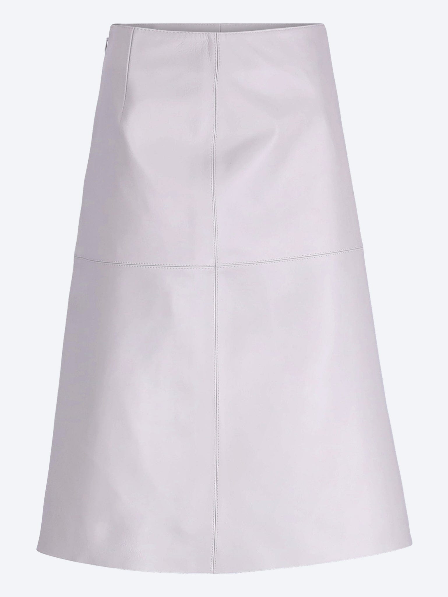 SOEUR Gwen leather midi skirt