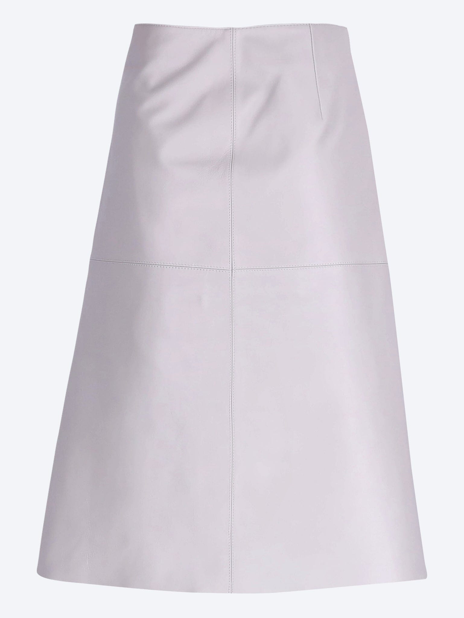 SOEUR Gwen leather midi skirt
