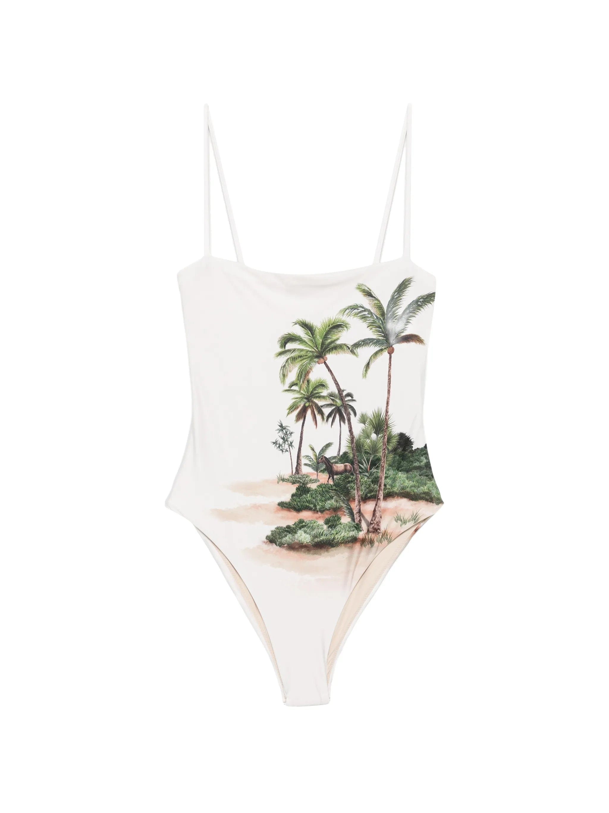 Agua by Agua Bendita Durazno Arena landscape - print swimsuit