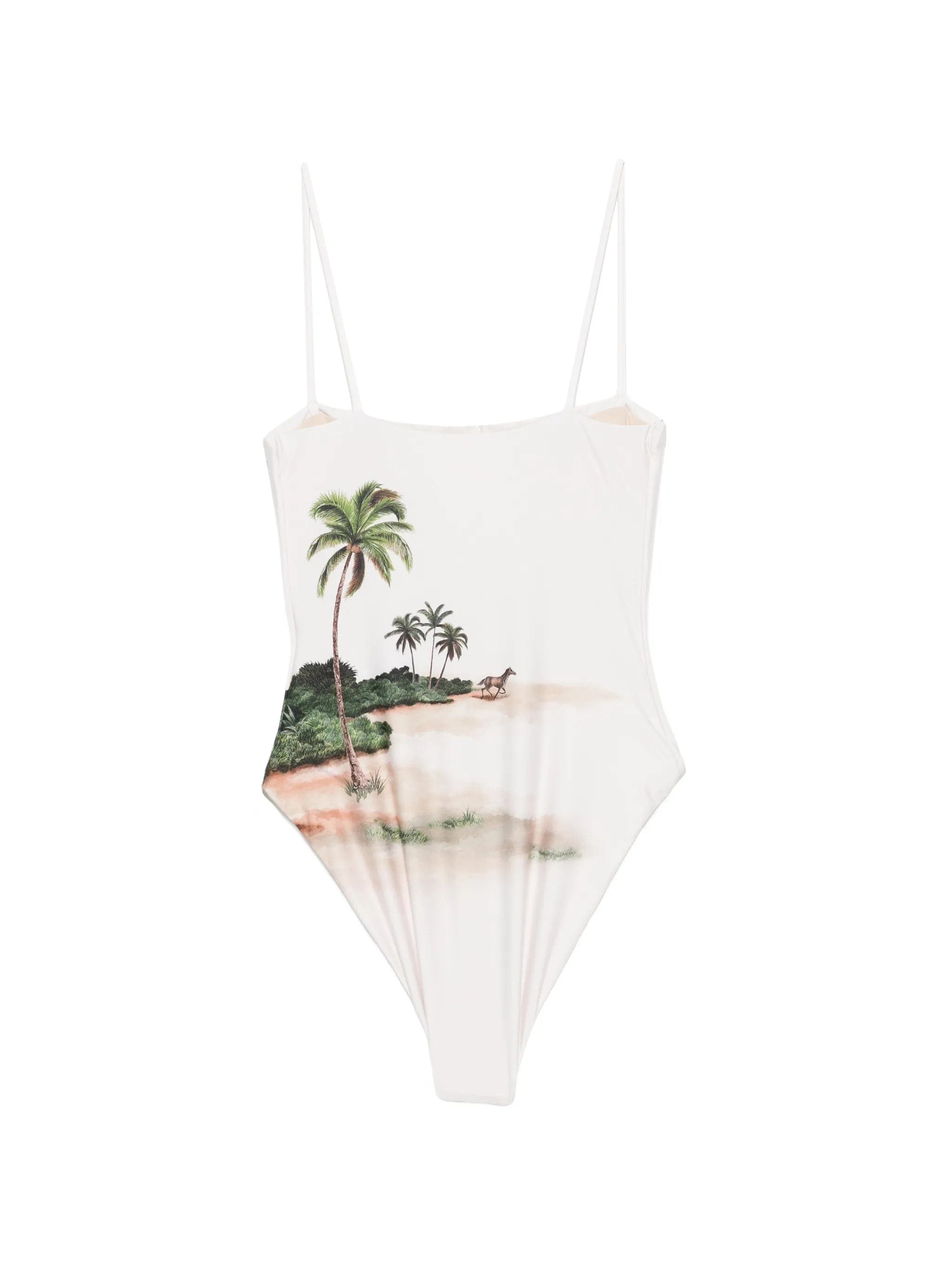 Agua by Agua Bendita Durazno Arena landscape - print swimsuit
