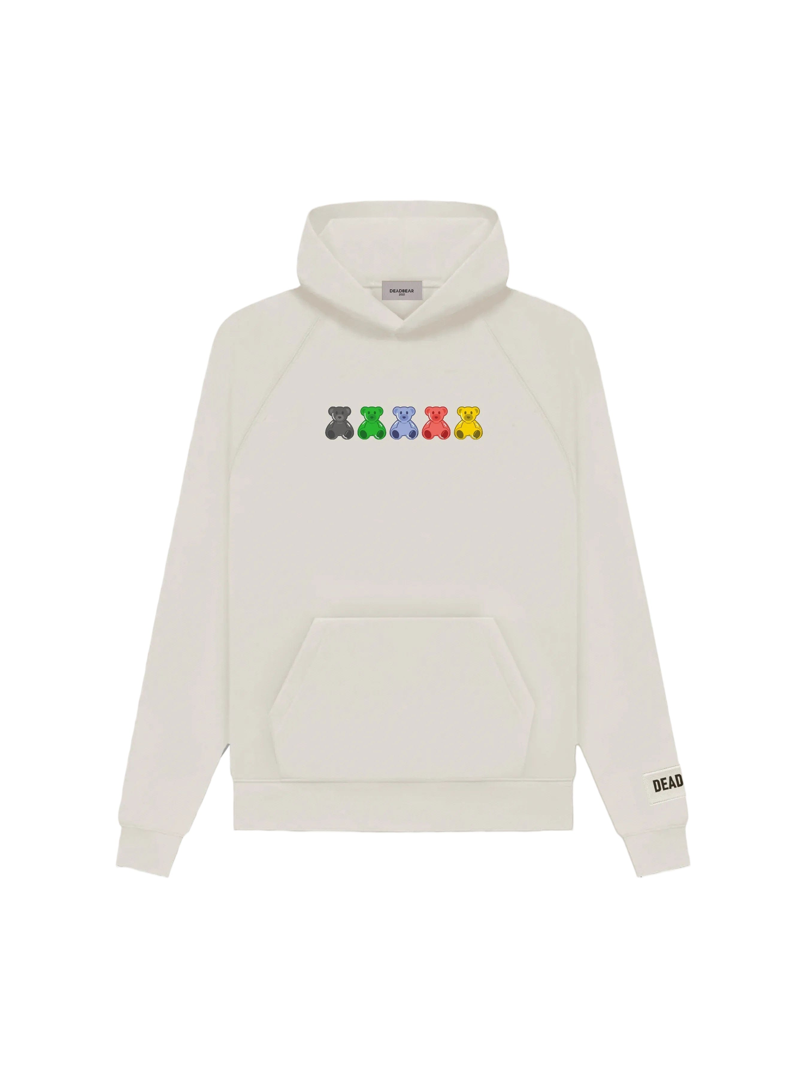 Deadbear Gummy Bear Hoodie Cream White