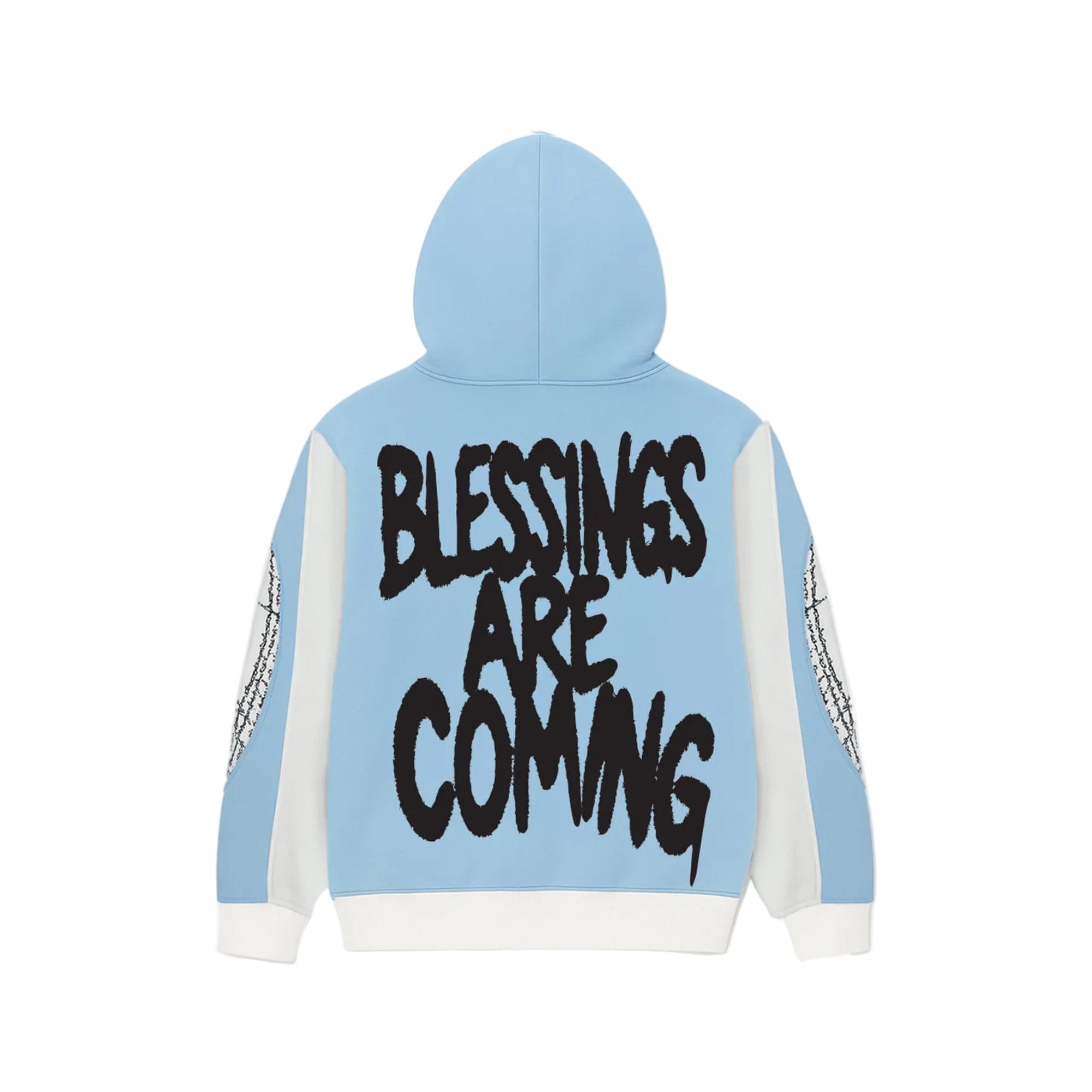 Oddnoteven Blue Jersey Hoodie
