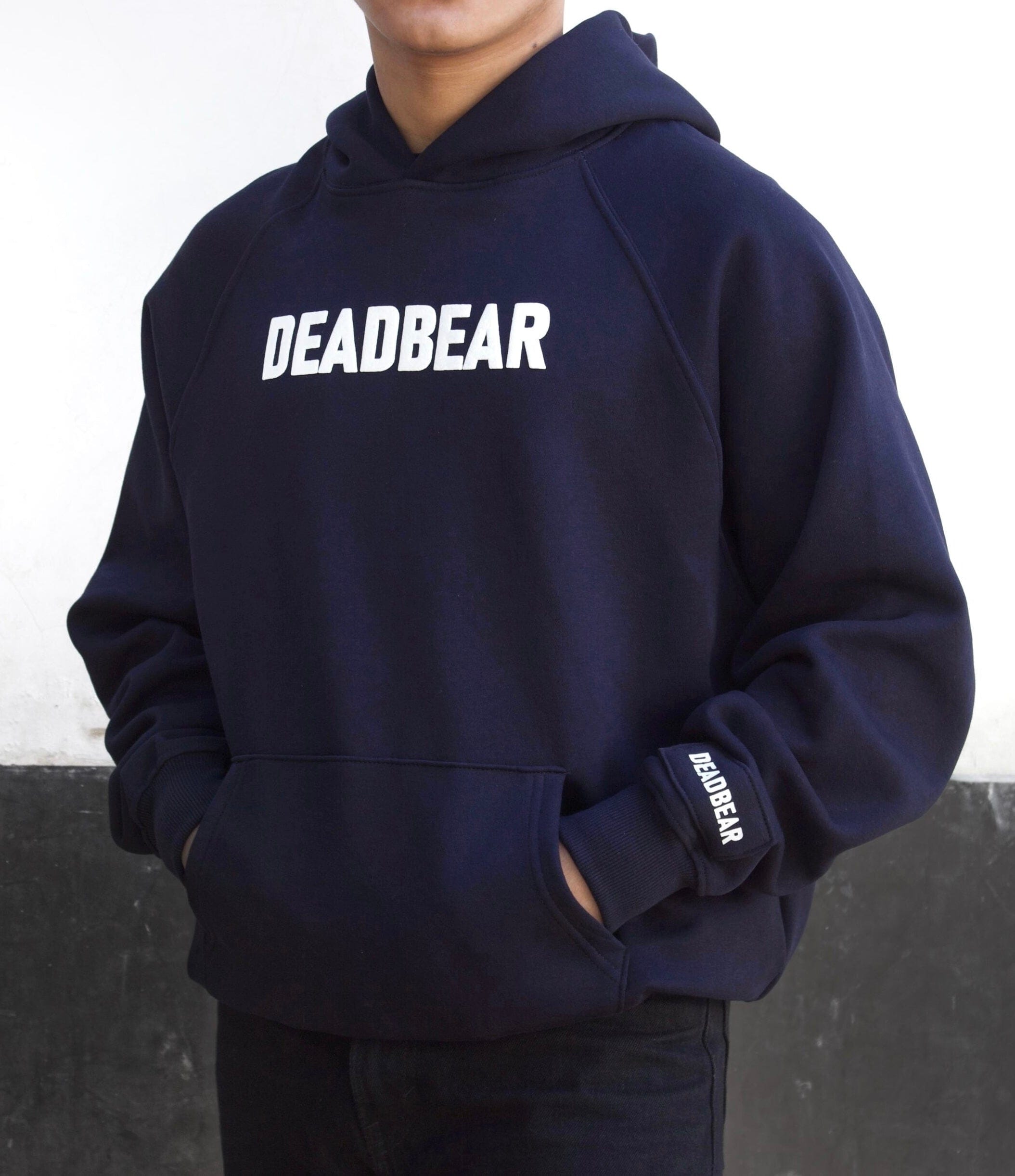 Deadbear Navy Blue Hoodie