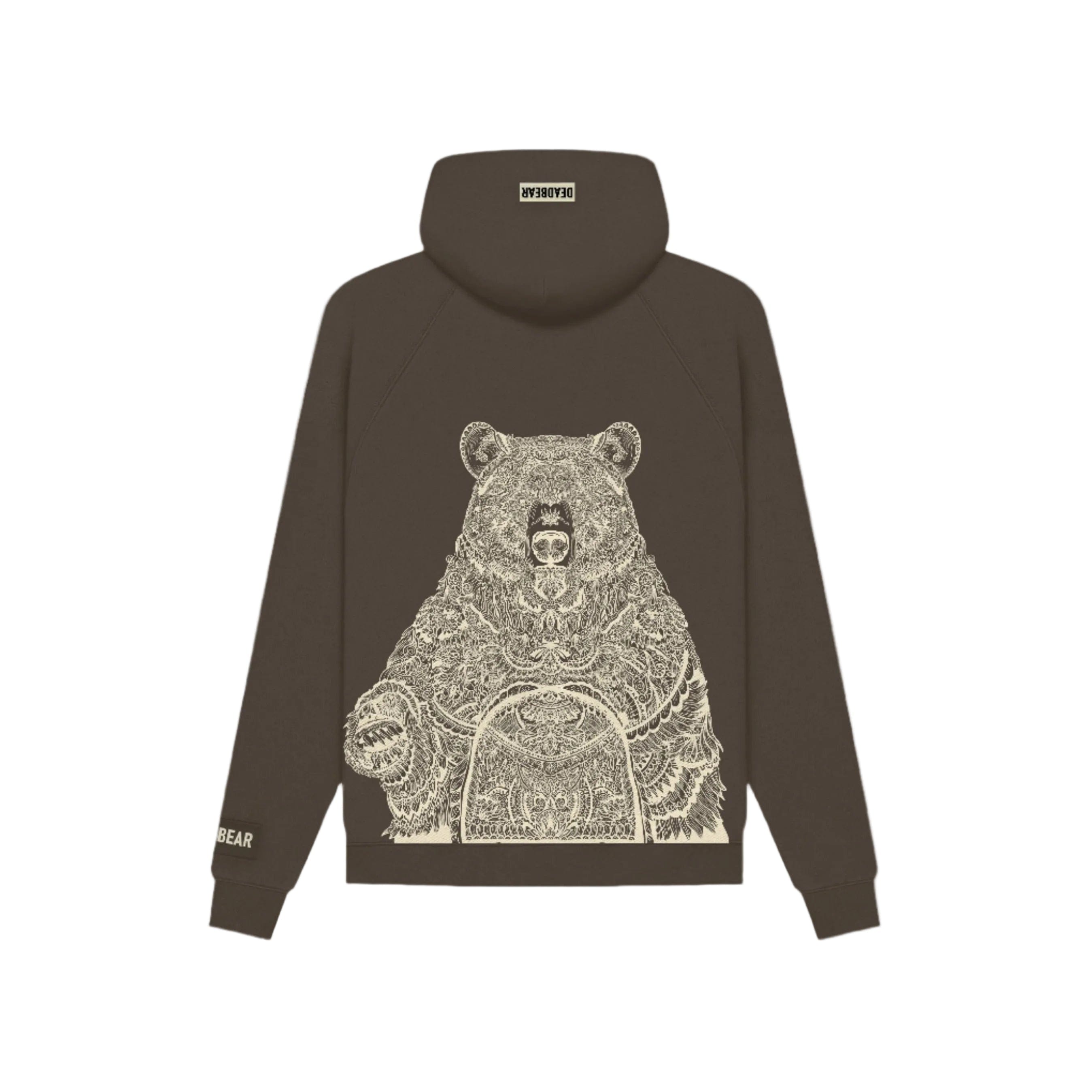 Deadbear Mandala Hoodie Brown
