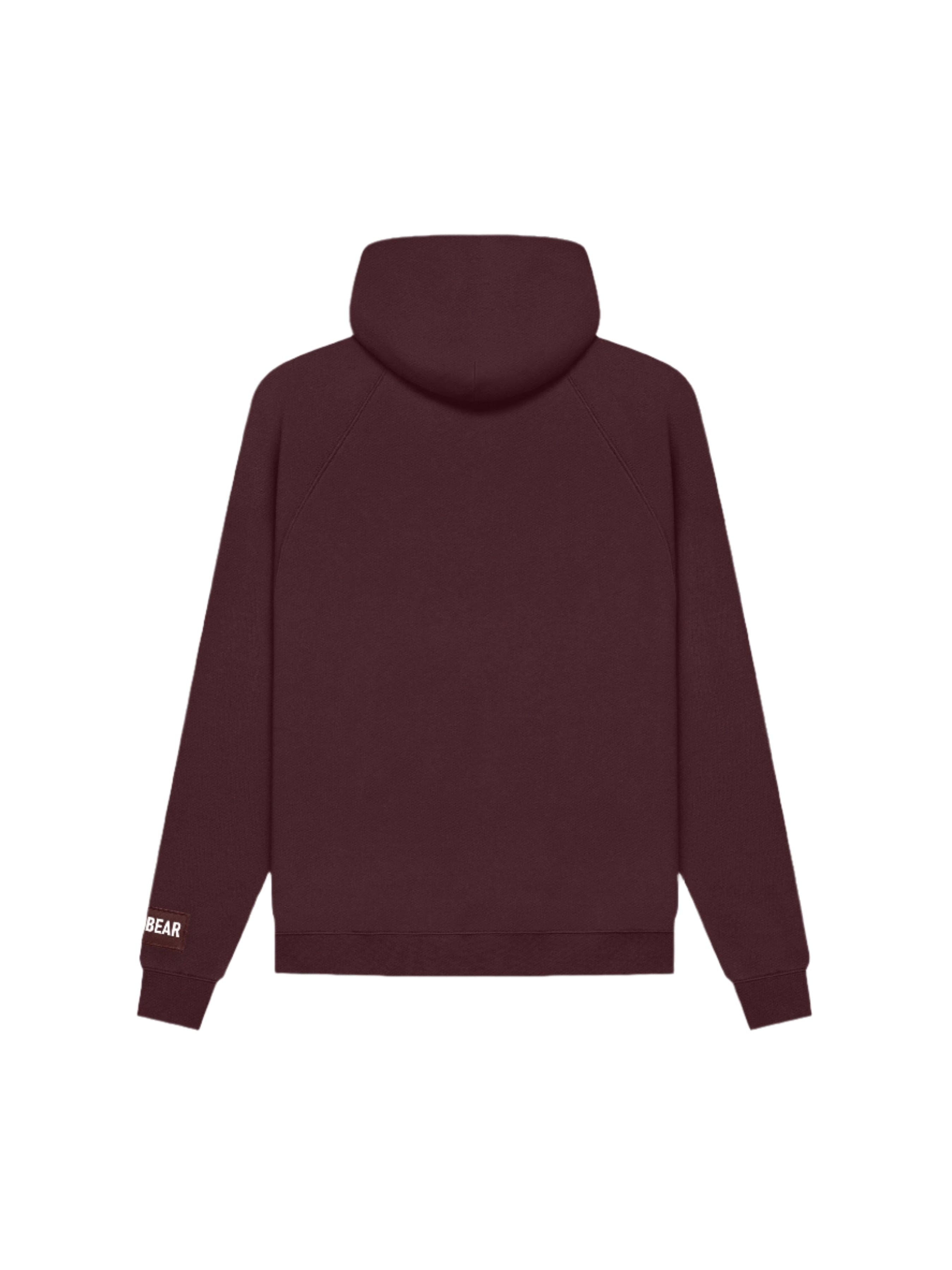Deadbear Basic Wine Hoodie
