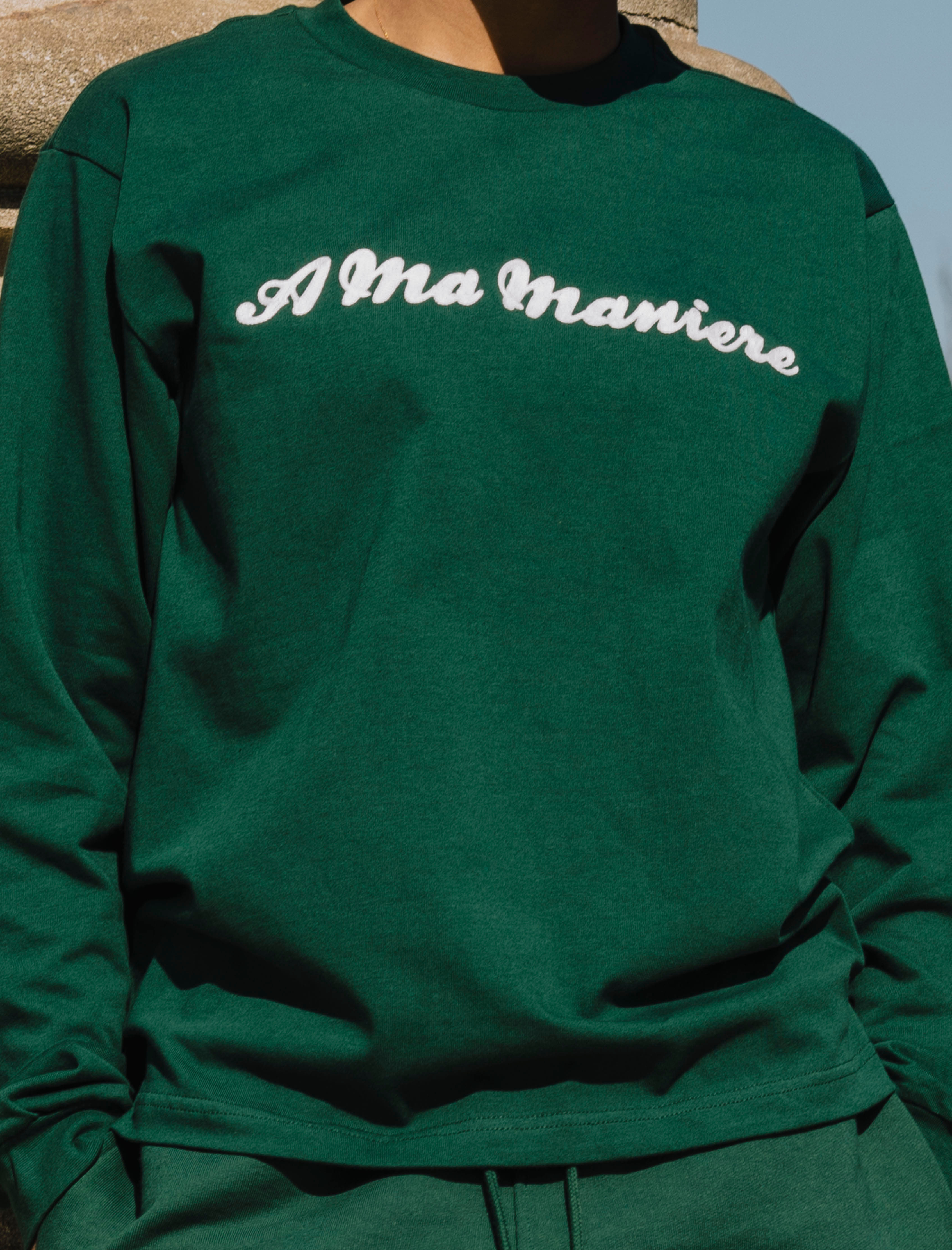 A MA Maniére AMM SCRIPT Long Sleeve T-Shirt