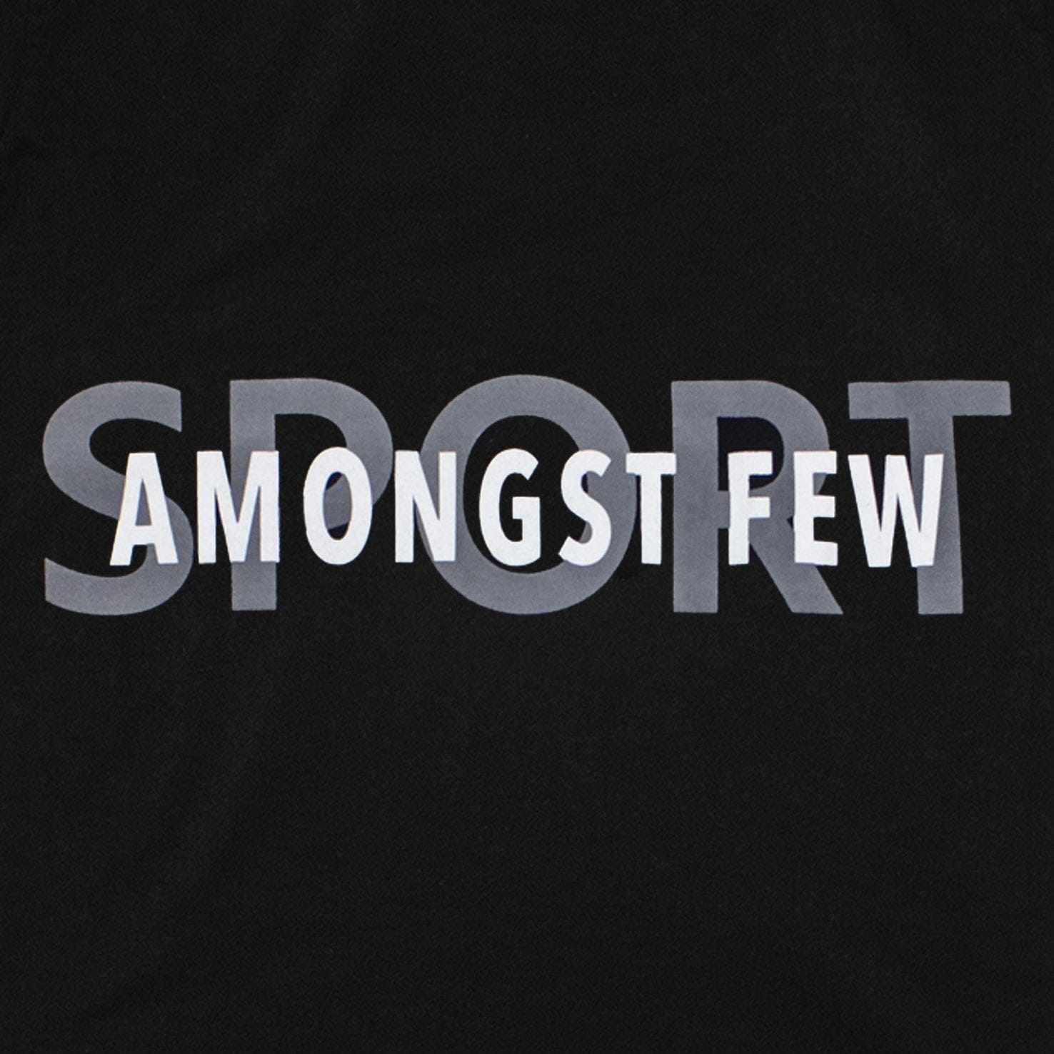 Amongst Few - Sportswear T - Shirt (Black)