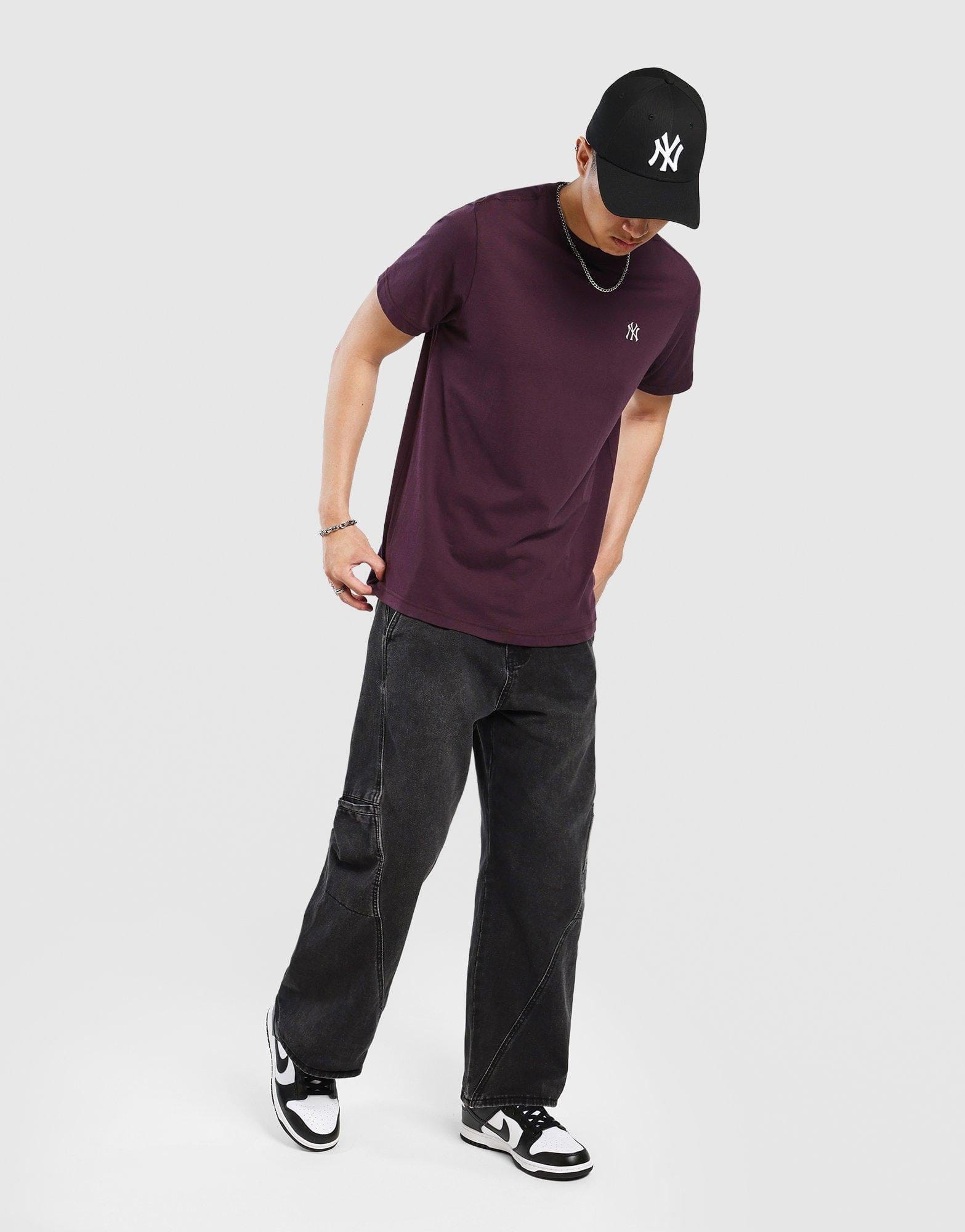 Majestic Embroidered Logo T - Shirt
