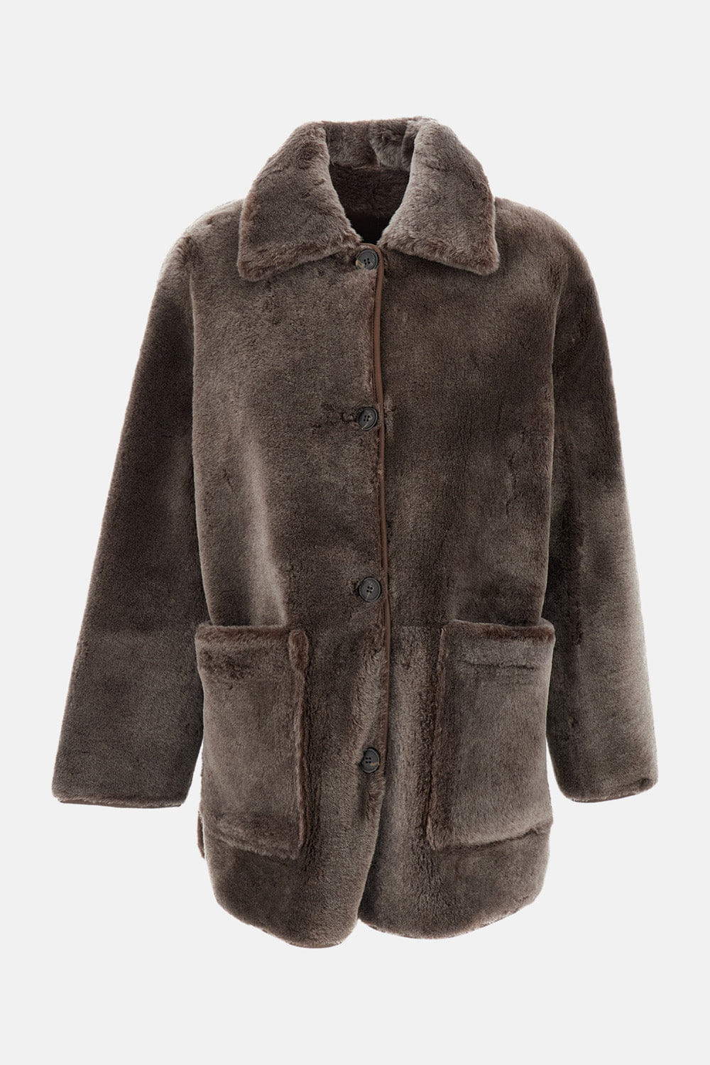 Arma NICOLA GIACCA REVERSIBILE IN SHEARLING E NAPPA