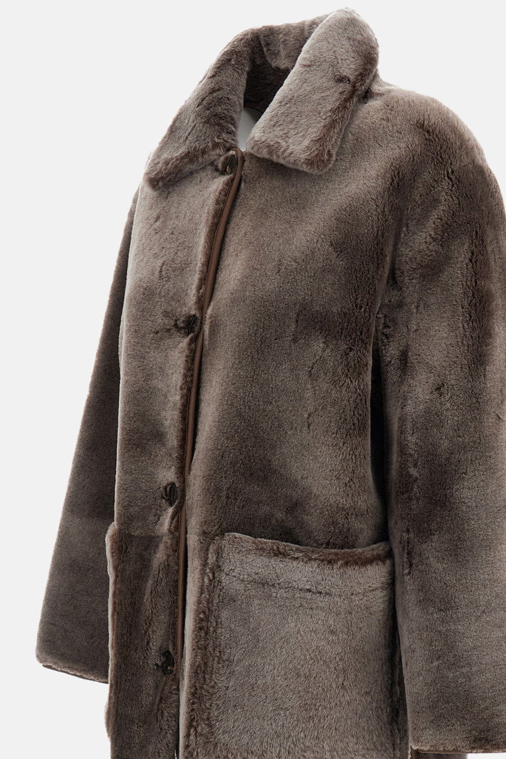 Arma NICOLA GIACCA REVERSIBILE IN SHEARLING E NAPPA