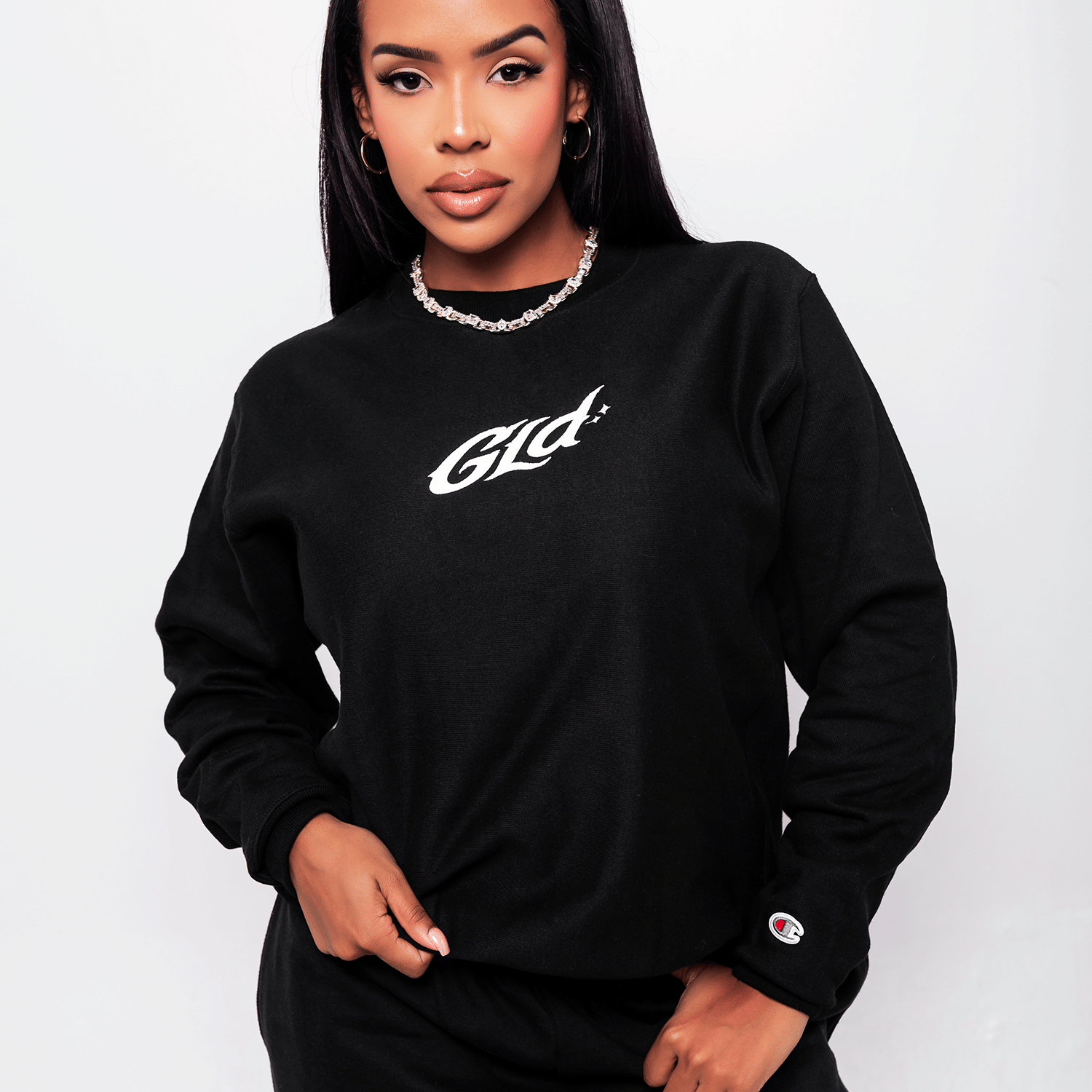 GLD Women GLD x Champion Reverse Weave® Fleece Crew Neck