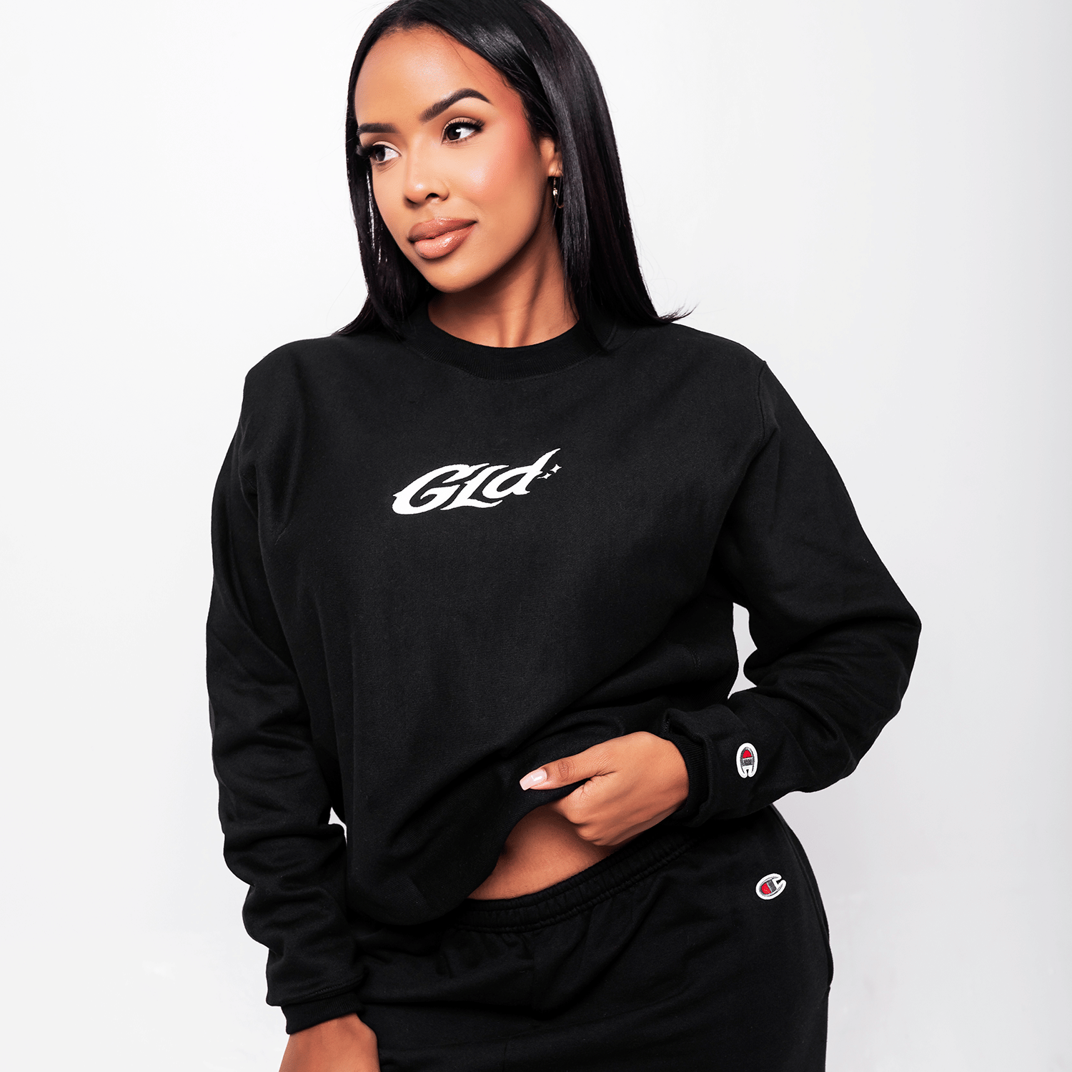 GLD Women GLD x Champion Reverse Weave® Fleece Crew Neck