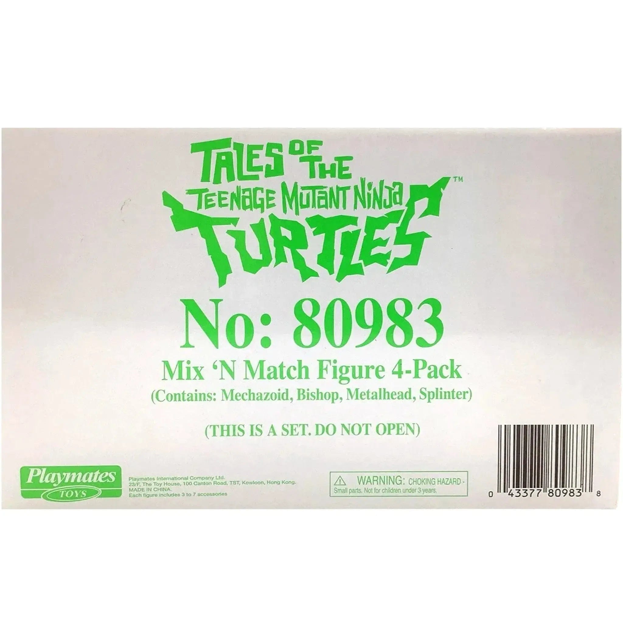 Playmates Toys Tales of the Teenage Mutant Ninja Turtles - Mix 'N Match Robots 4 - Pack Action Figure Set (Mechazoid, Bishop, Metalhead, Splinter) - Playmates Toys - (2024)