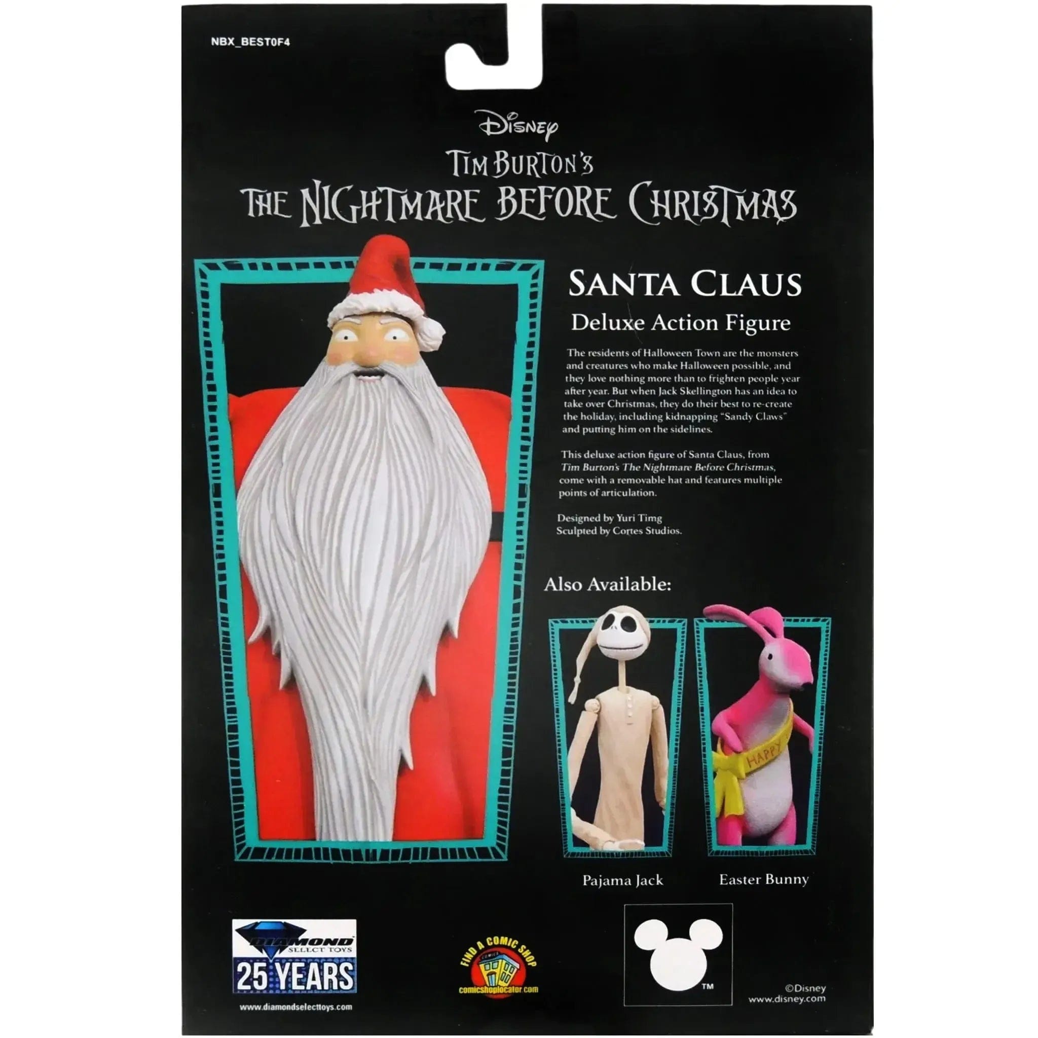 Diamond Select Toys Disney [The Nightmare Before Christmas] - Santa Claus Deluxe Action Figure (7.25") - Diamond Select Toys - (2024)