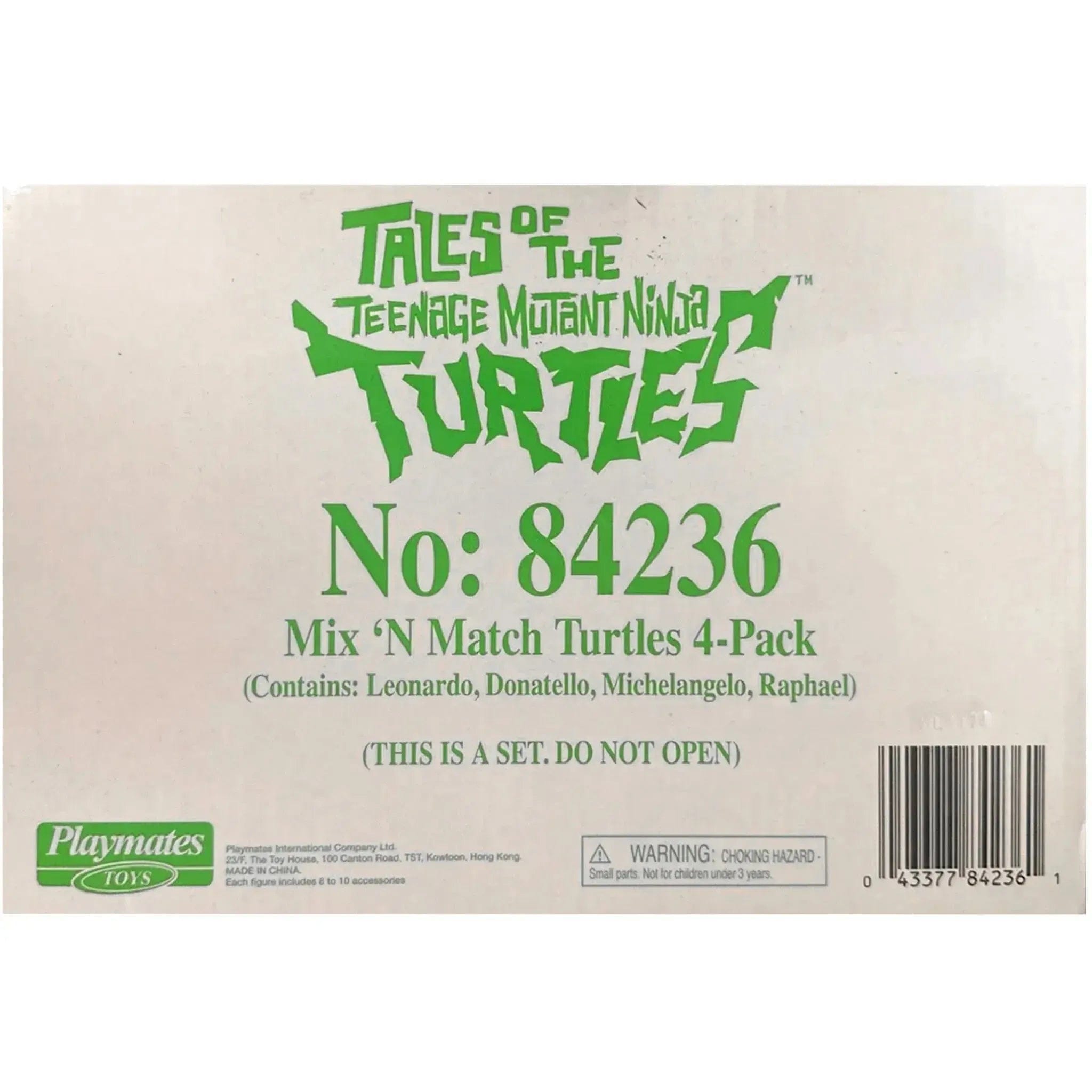 Playmates Toys Tales of the Teenage Mutant Ninja Turtles - Mix ‘N Match Turtles 4 - Pack Action Figure Set (Leonardo, Donatello, Michelangelo, Raphael) - Playmates Toys - (2024)