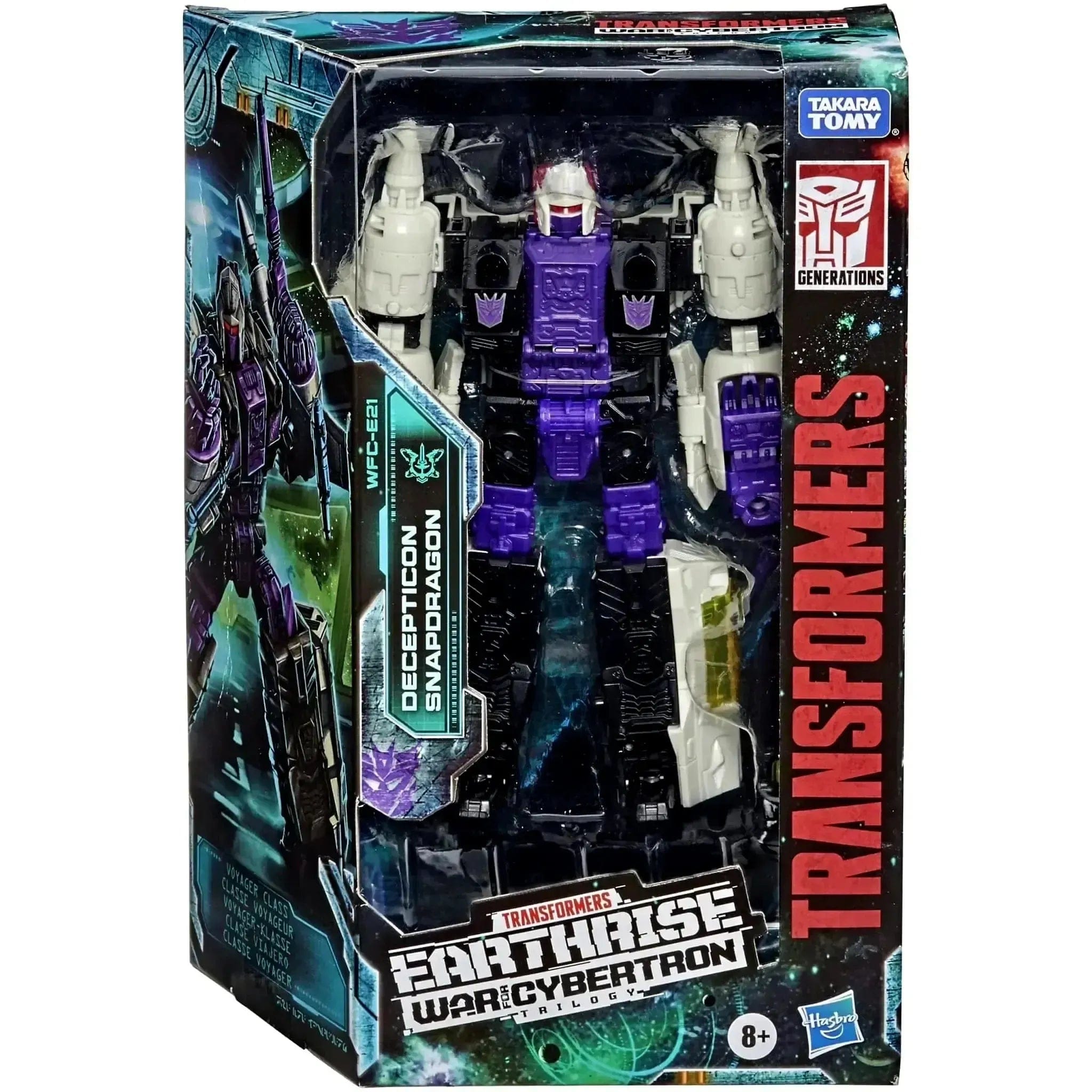 Hasbro Transformers: War for Cybertron Trilogy - Decepticon Snapdragon Action Figure (7", Voyager Class) - Hasbro - Transformers Generations Earthrise Series - (2020)