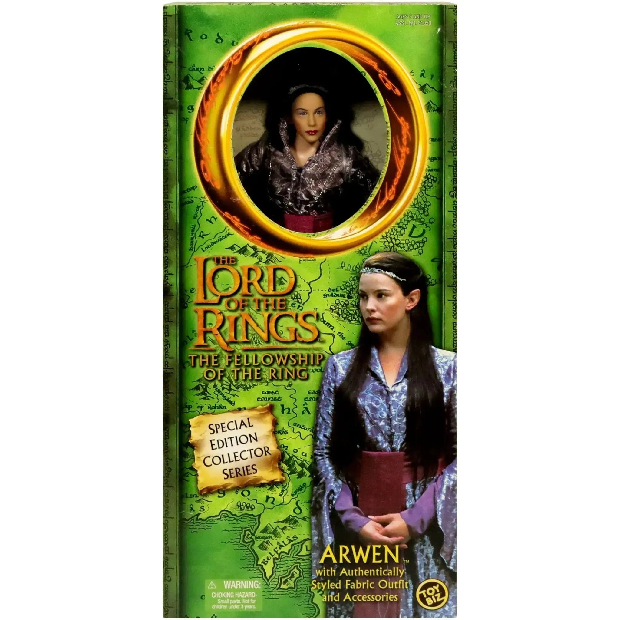 Toy Biz The Lord of the Rings: The Fellowship of the Ring - Arwen Action Figure with Authentically Styled Fabric Outfit (12") - Toy Biz - Special Edition Collector Series - (2001)