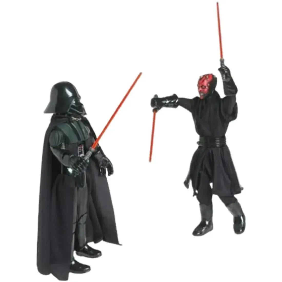 Hasbro Star Wars [Power of the Jedi] - Sith Lords Darth Vader & Darth Maul Action Figure Set (12") - Hasbro (2000)