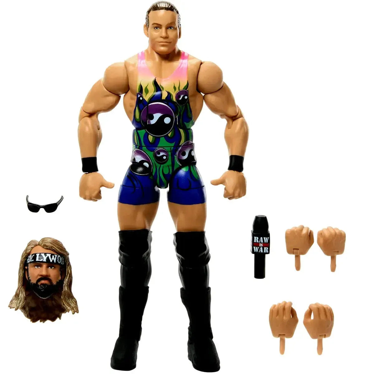 Mattel The Monday Night War: WWE vs. WCW - Rob Van Dam Action Figure (6") - Mattel - WWE Elite Collection Series [Build a Figure: Disciple]