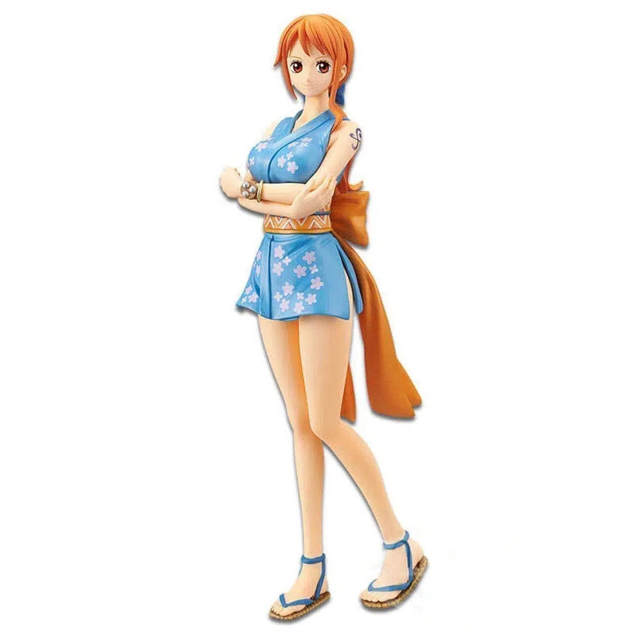 Banpresto One Piece - Kimono Nami Figure - Banpresto - The Grandline Lady: Wanokuni Series (Volume 1), Deluxe Figure (DXF) Series