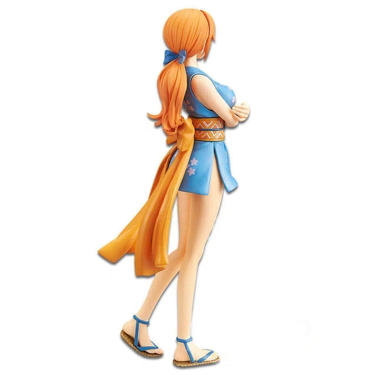 Banpresto One Piece - Kimono Nami Figure - Banpresto - The Grandline Lady: Wanokuni Series (Volume 1), Deluxe Figure (DXF) Series