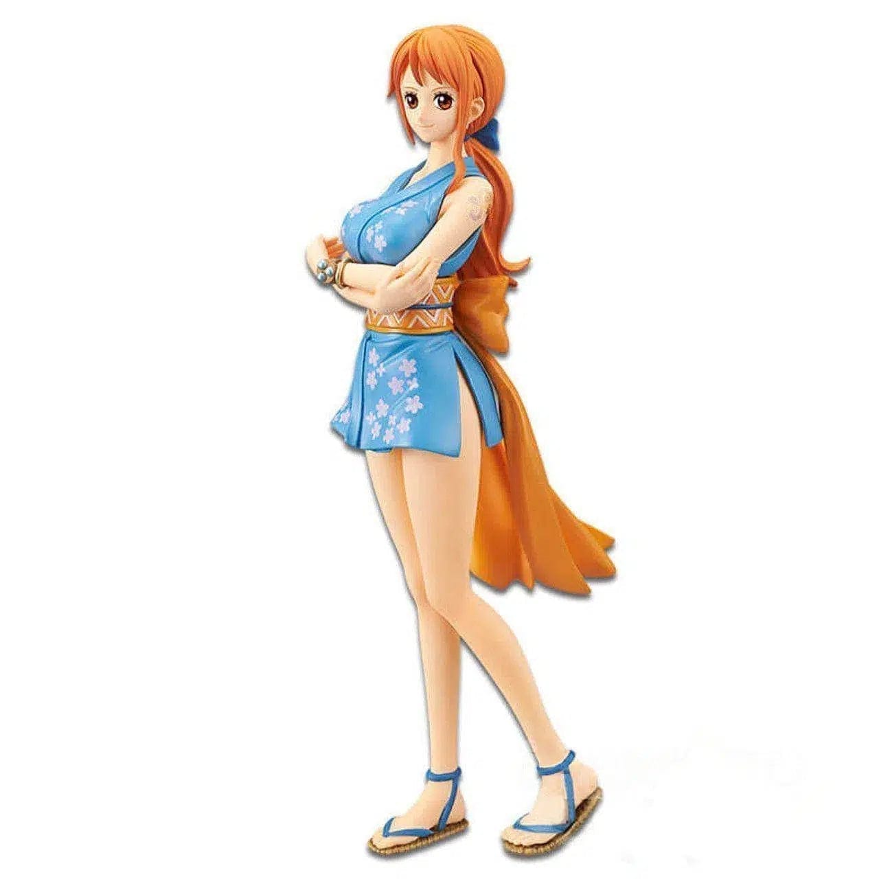 Banpresto One Piece - Kimono Nami Figure - Banpresto - The Grandline Lady: Wanokuni Series (Volume 1), Deluxe Figure (DXF) Series