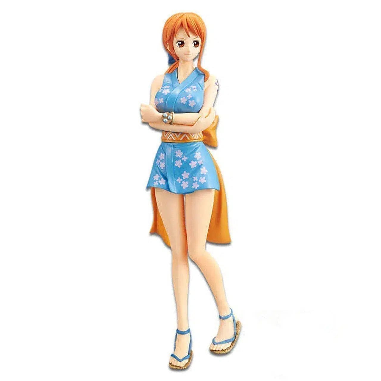 Banpresto One Piece - Kimono Nami Figure - Banpresto - The Grandline Lady: Wanokuni Series (Volume 1), Deluxe Figure (DXF) Series