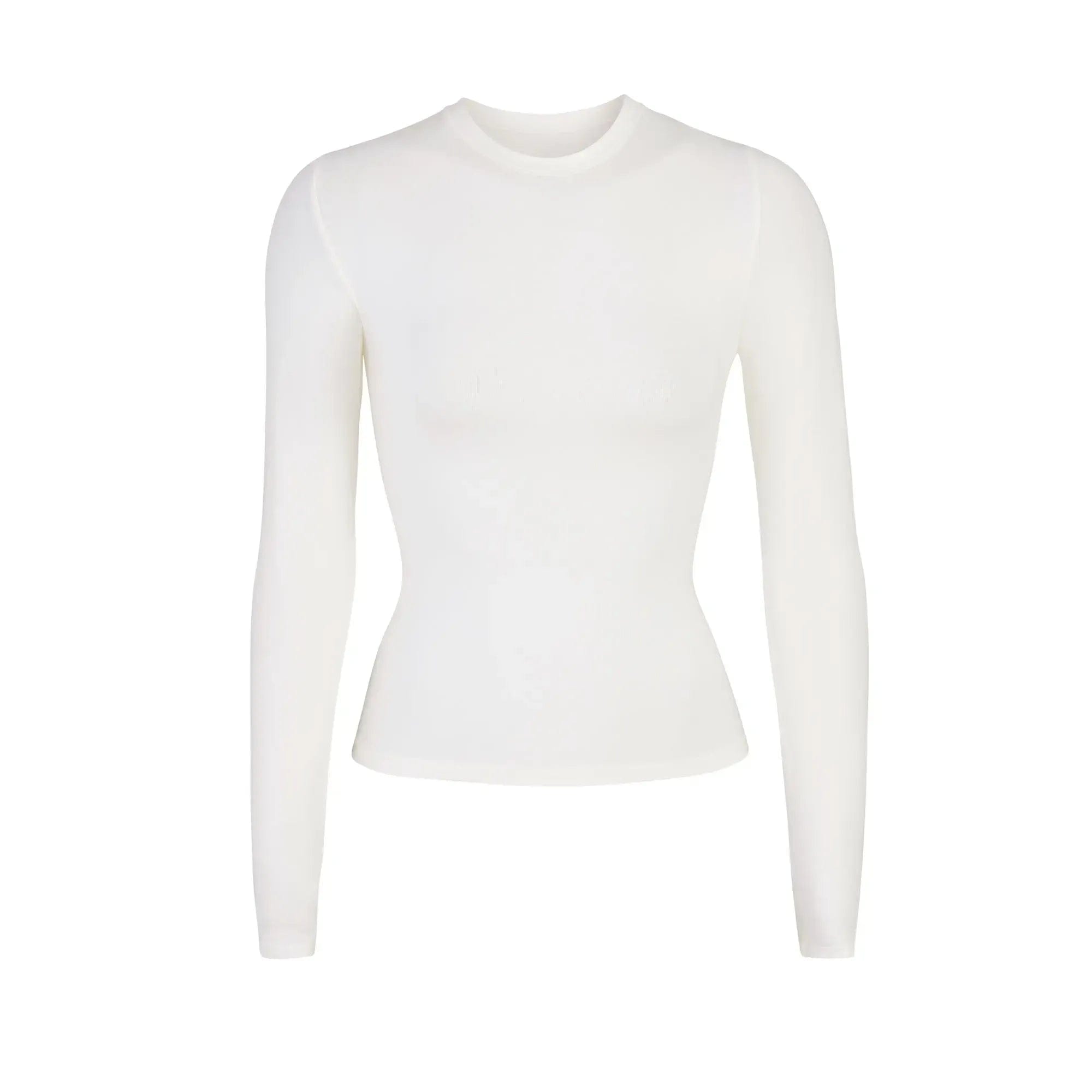 COTTON JERSEY Skims Cotton Jersey Long Sleeve T - Shirt Marble