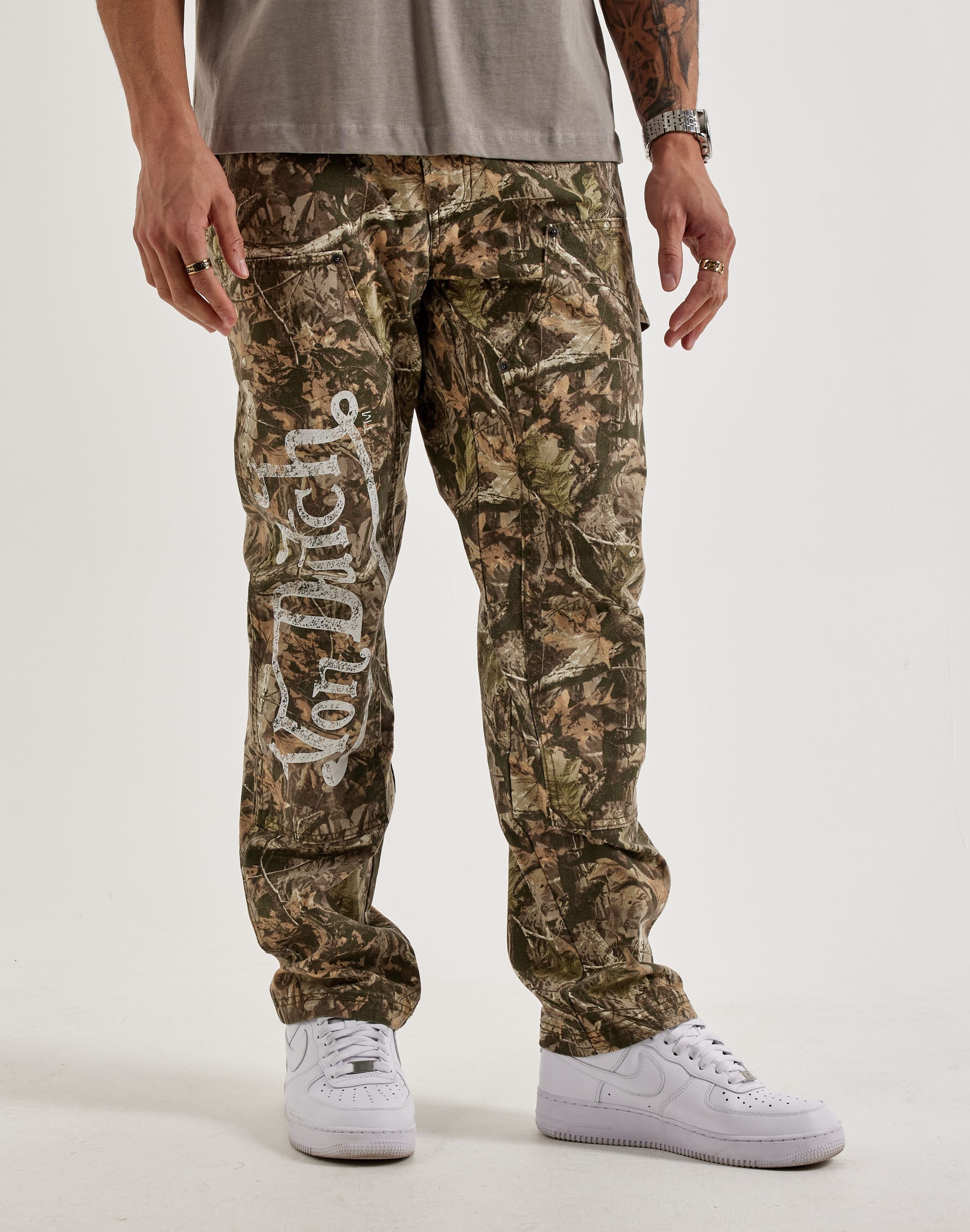 Von Dutch Camo Straight Double - Knee Pants