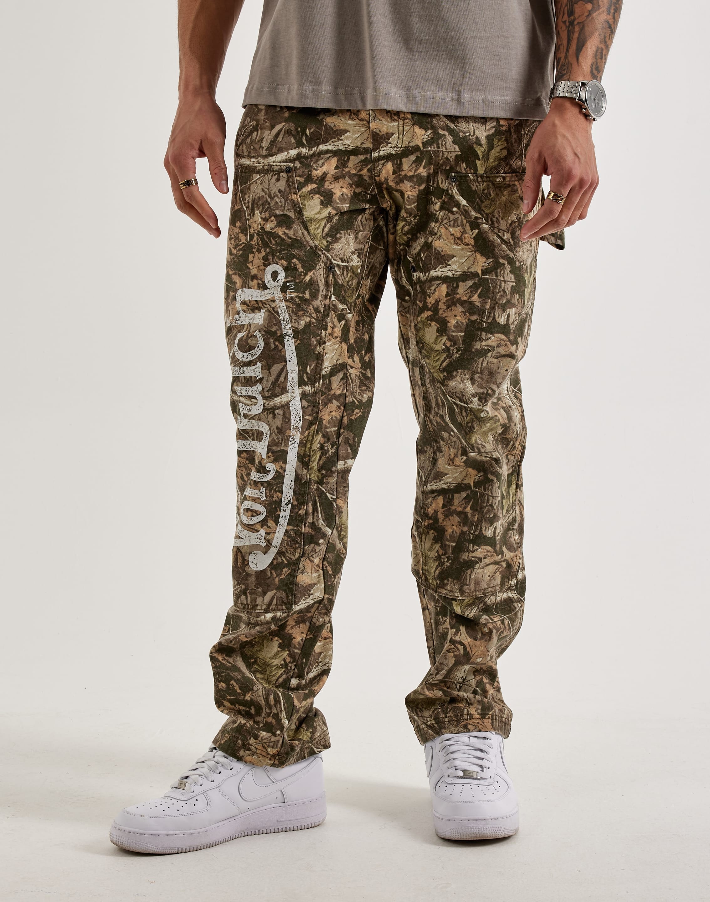 Von Dutch Camo Straight Double - Knee Pants