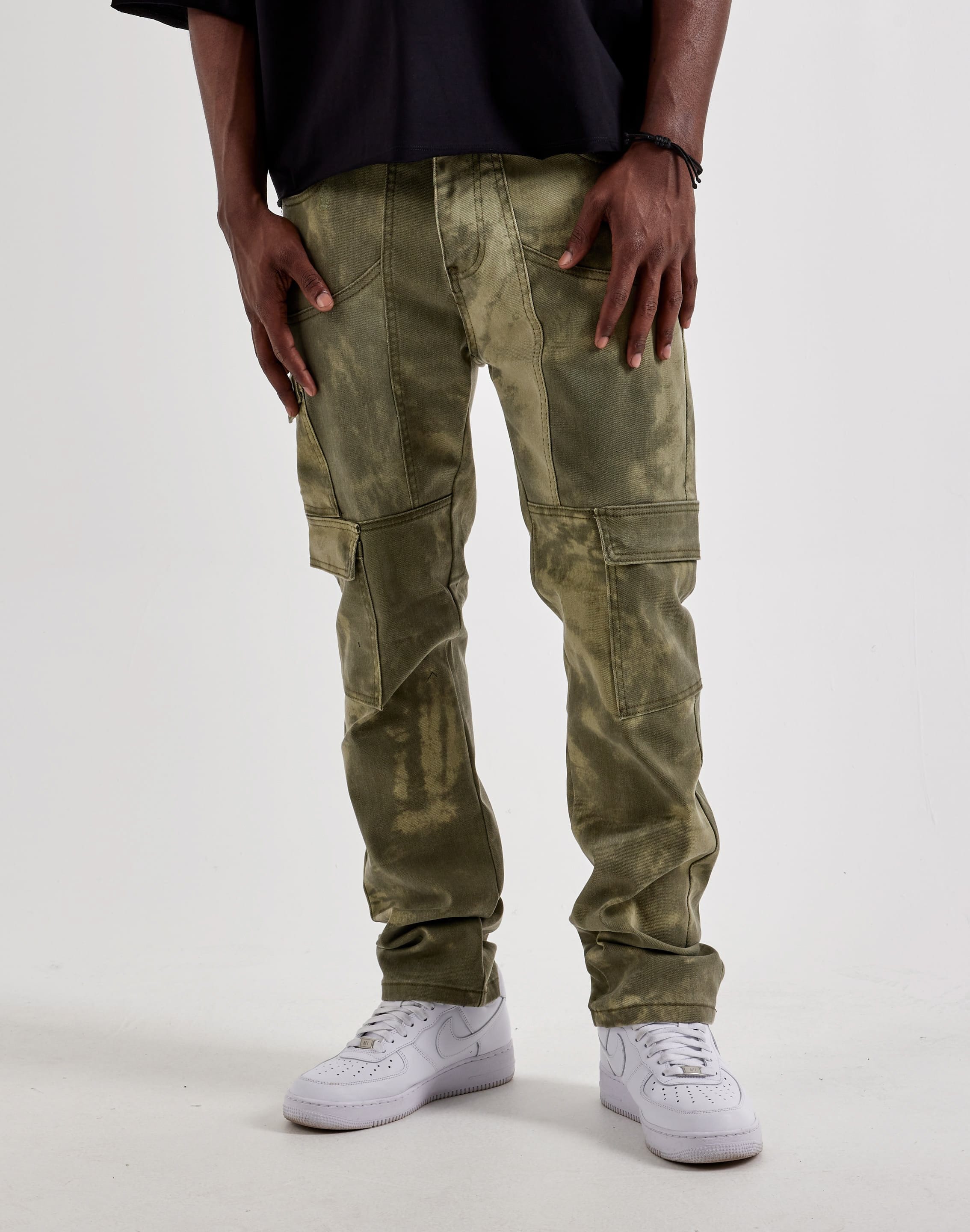 Waimea Tie - Dye Slim Cargo Pants