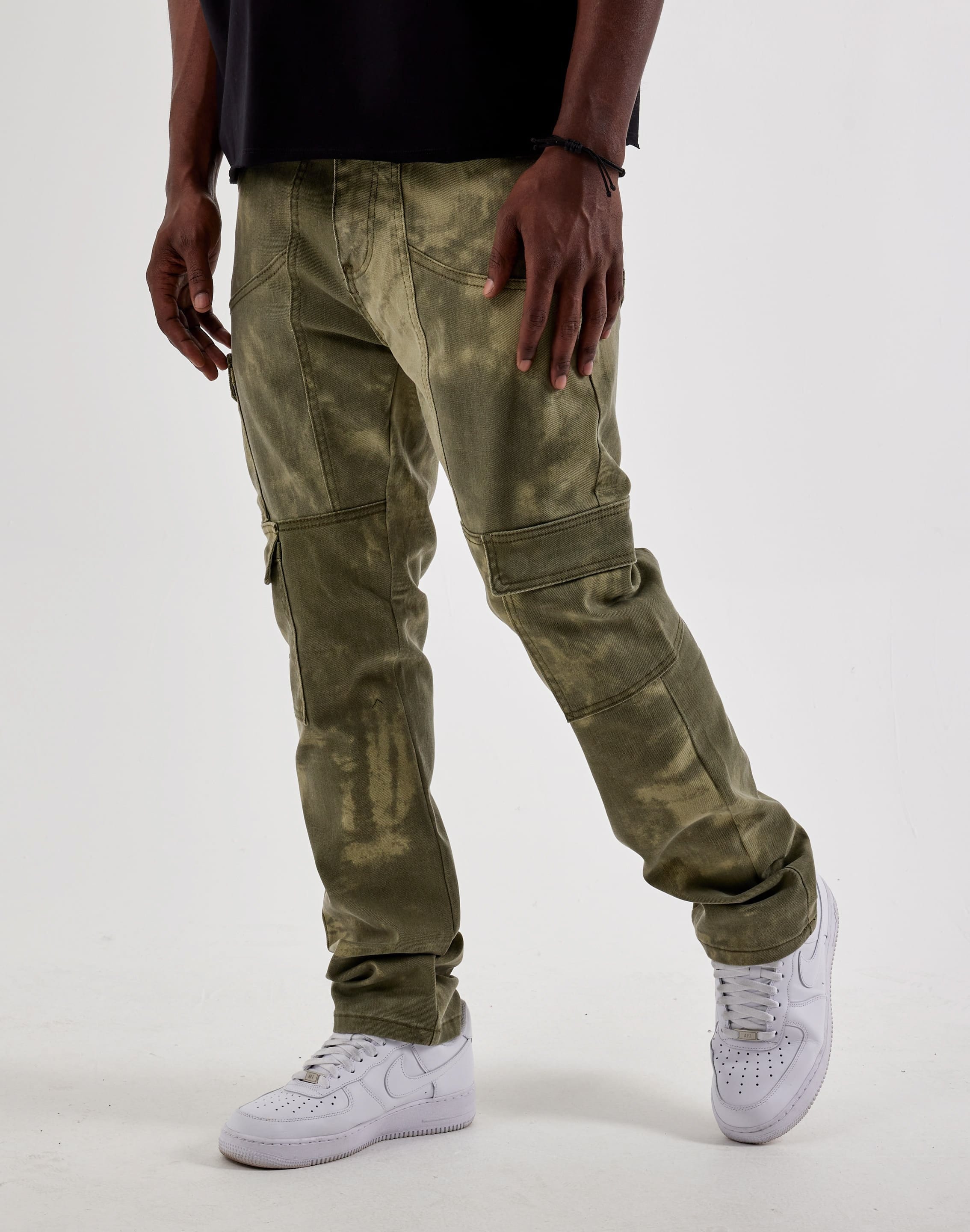 Waimea Tie - Dye Slim Cargo Pants