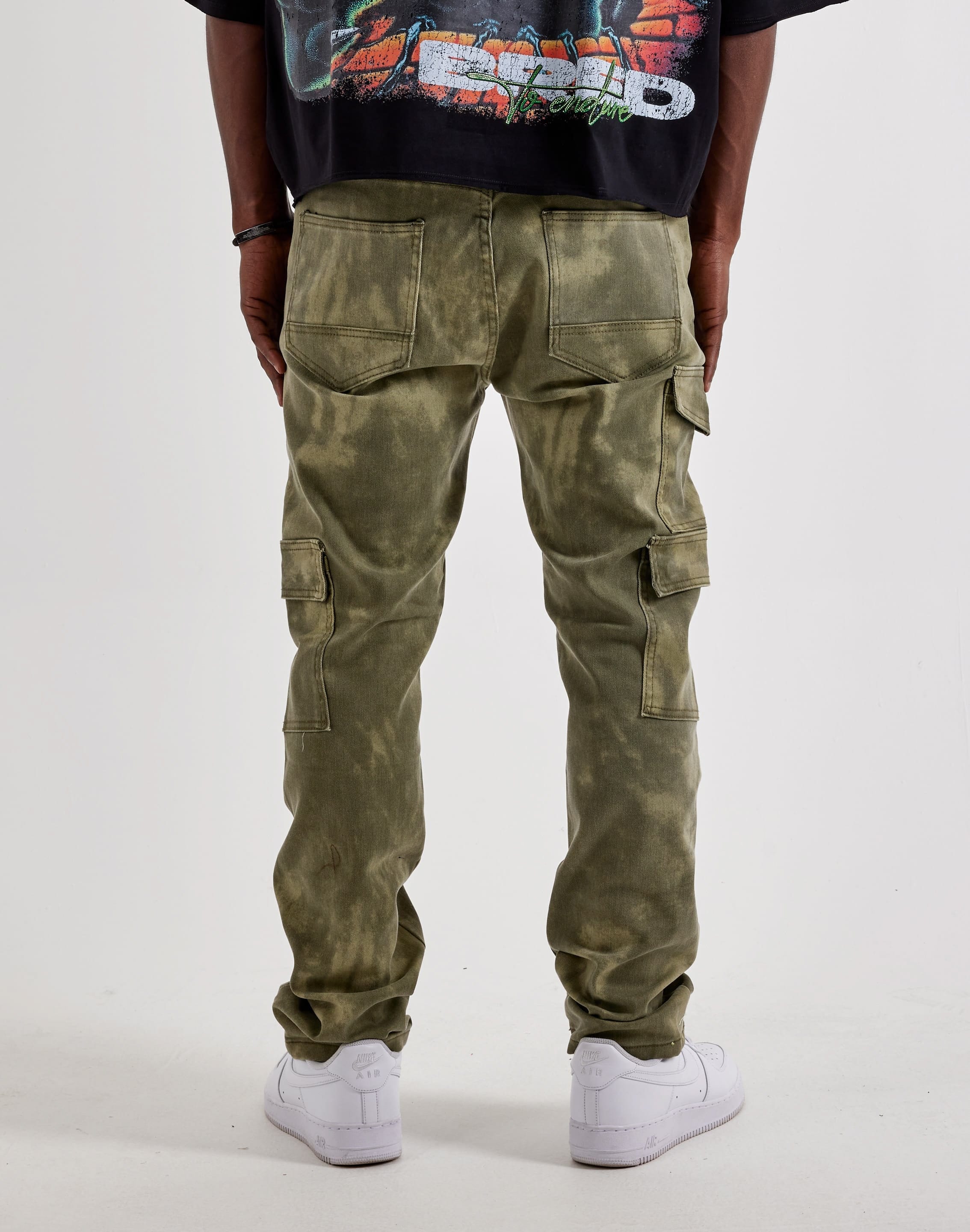 Waimea Tie - Dye Slim Cargo Pants