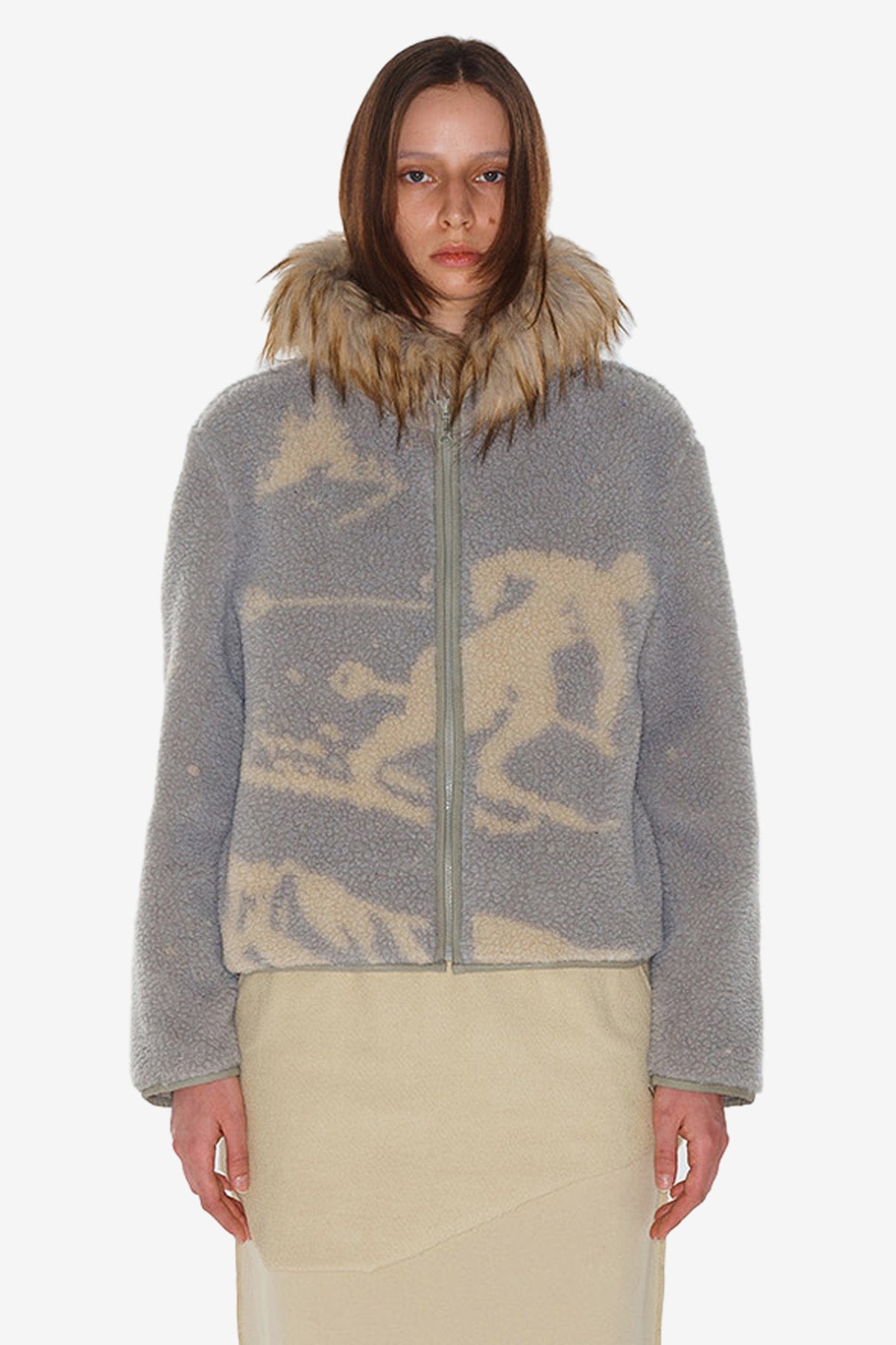 OPEN YY SKIING FLEECE HOODIE JACKET