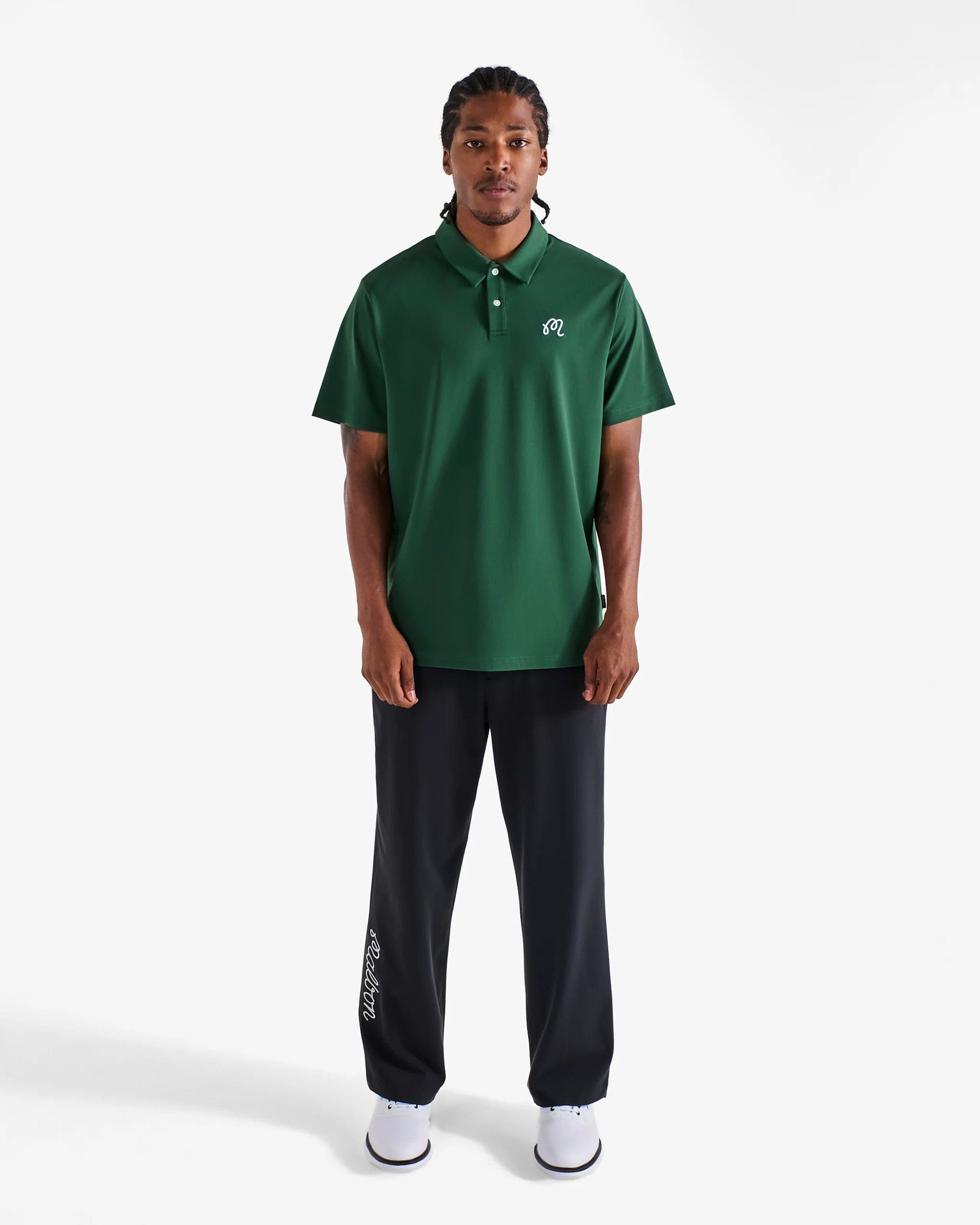 Malbon Golf Fairway Polo Forest