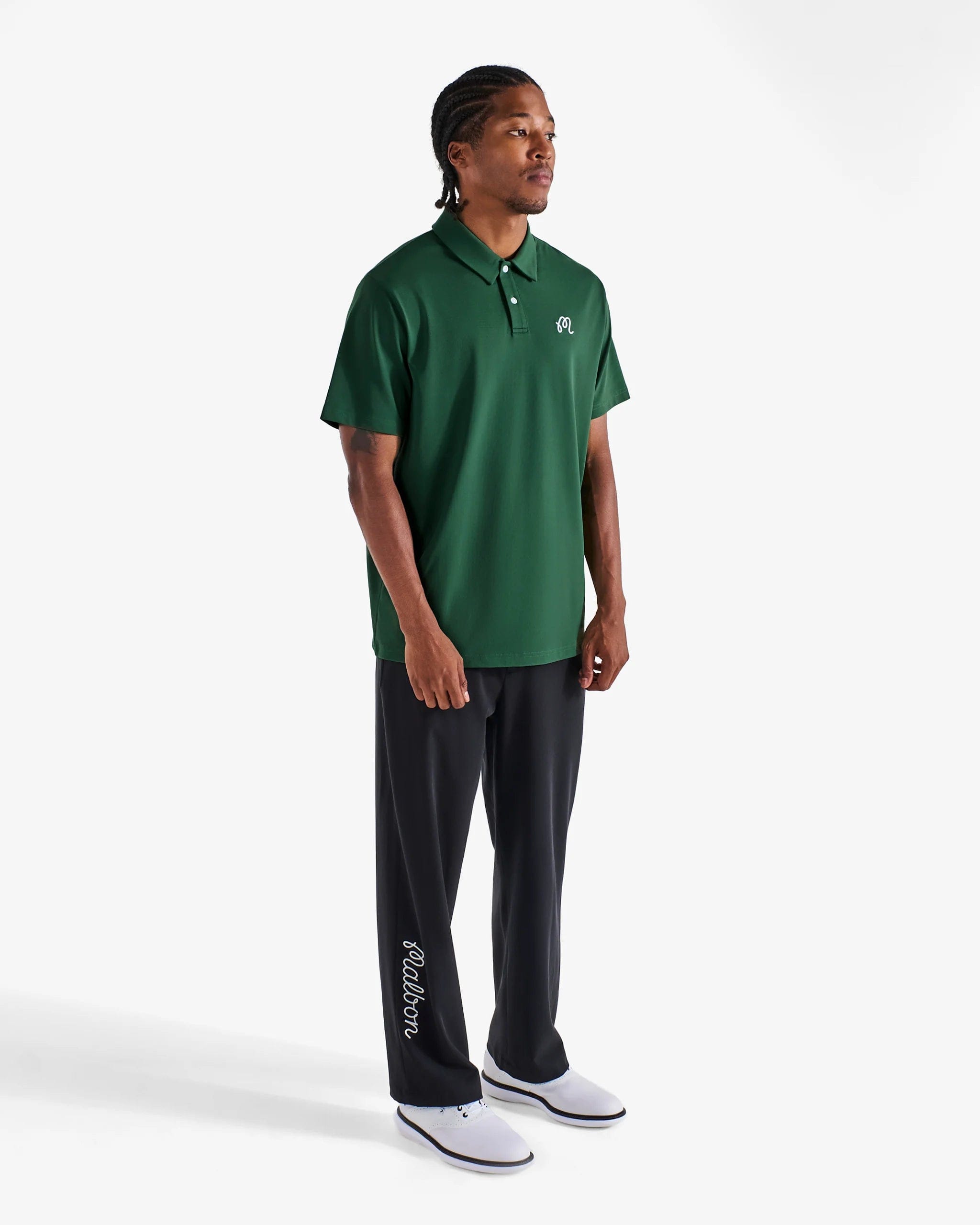 Malbon Golf Fairway Polo Forest