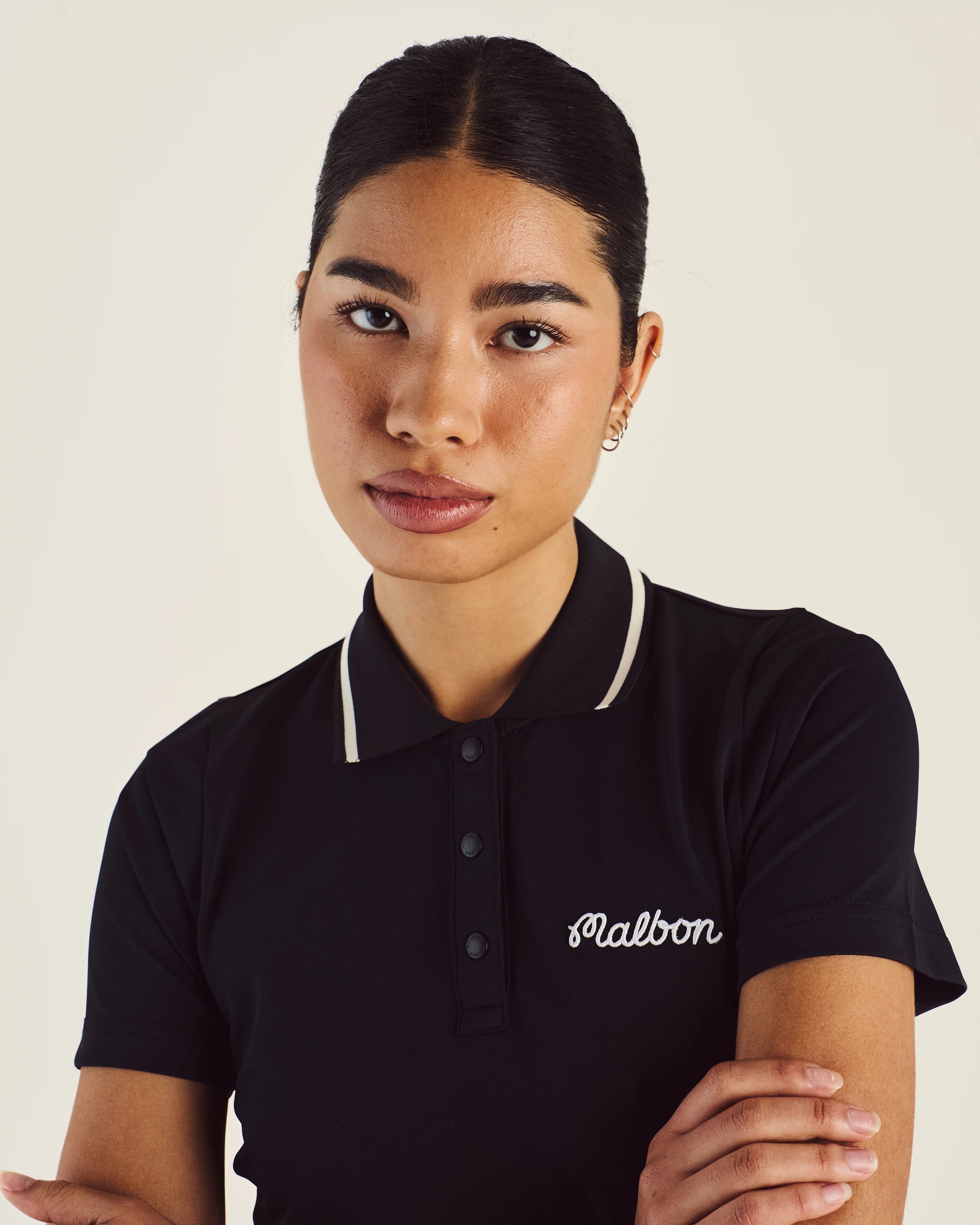 Malbon Golf Women’s Paloma Polo Black