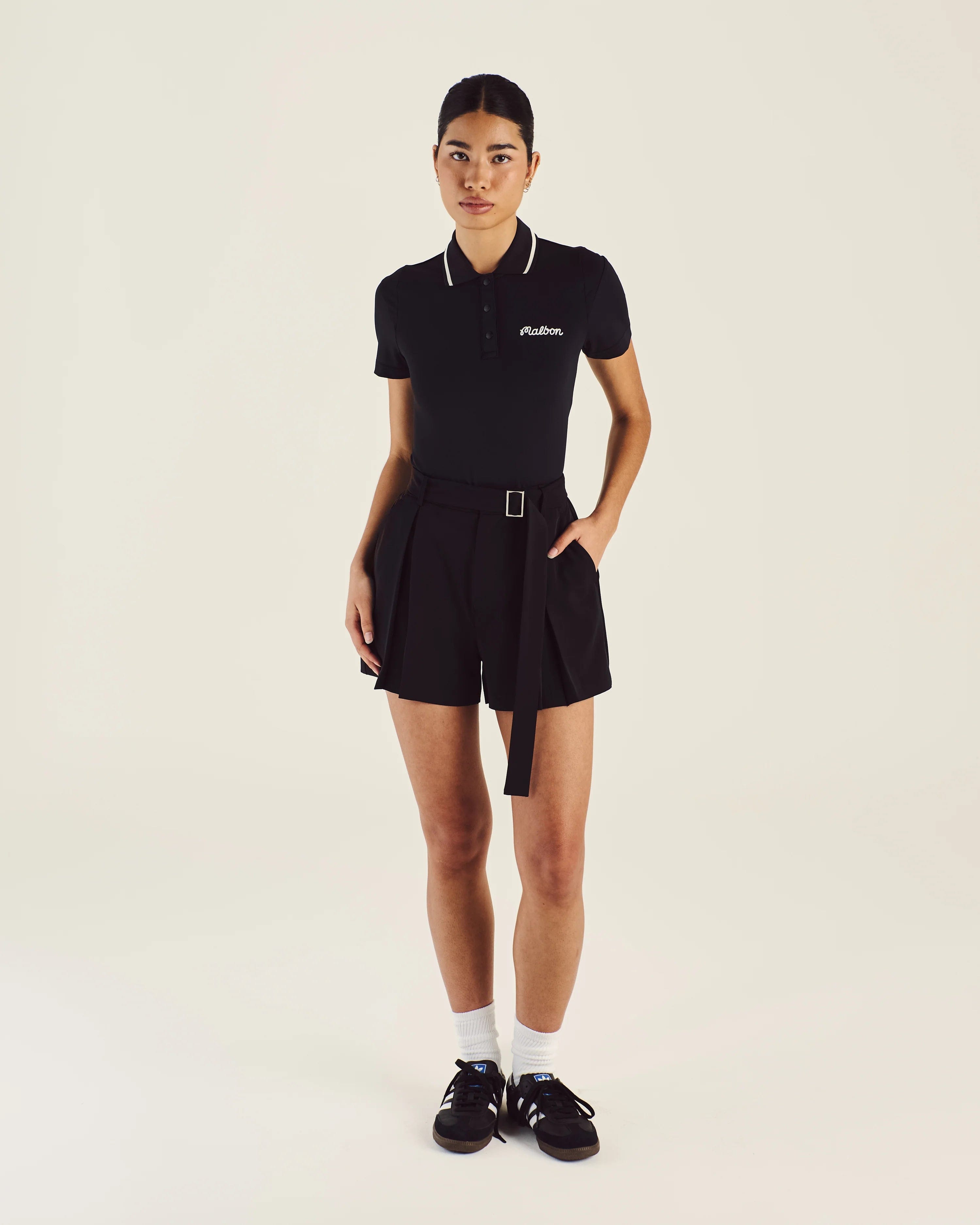 Malbon Golf Women’s Paloma Polo Black