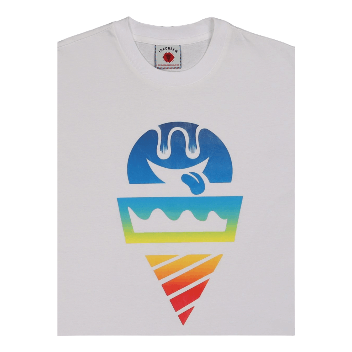 Icecream Gradient T - shirt White