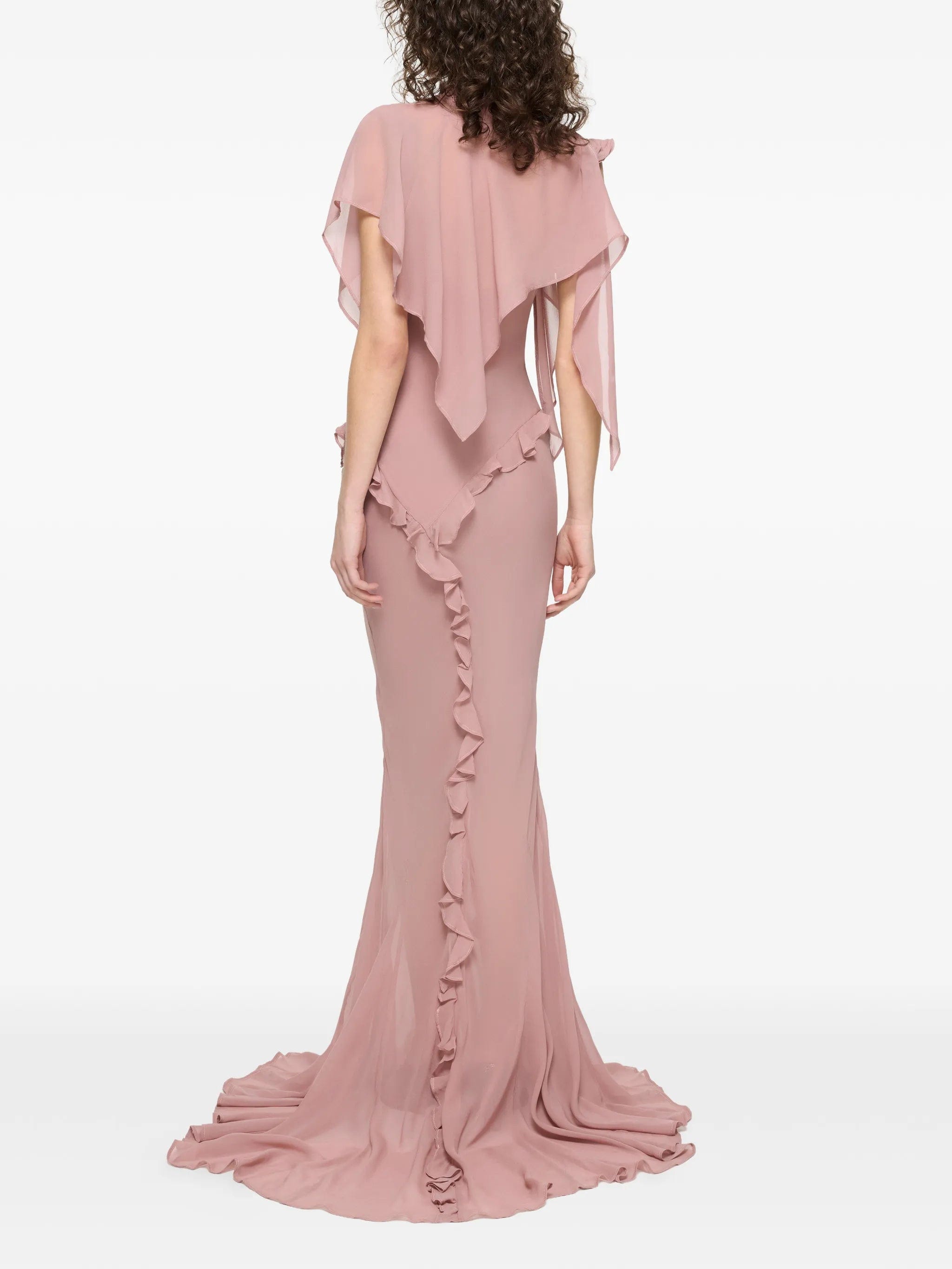 Paris Georgia ruffled maxi dress