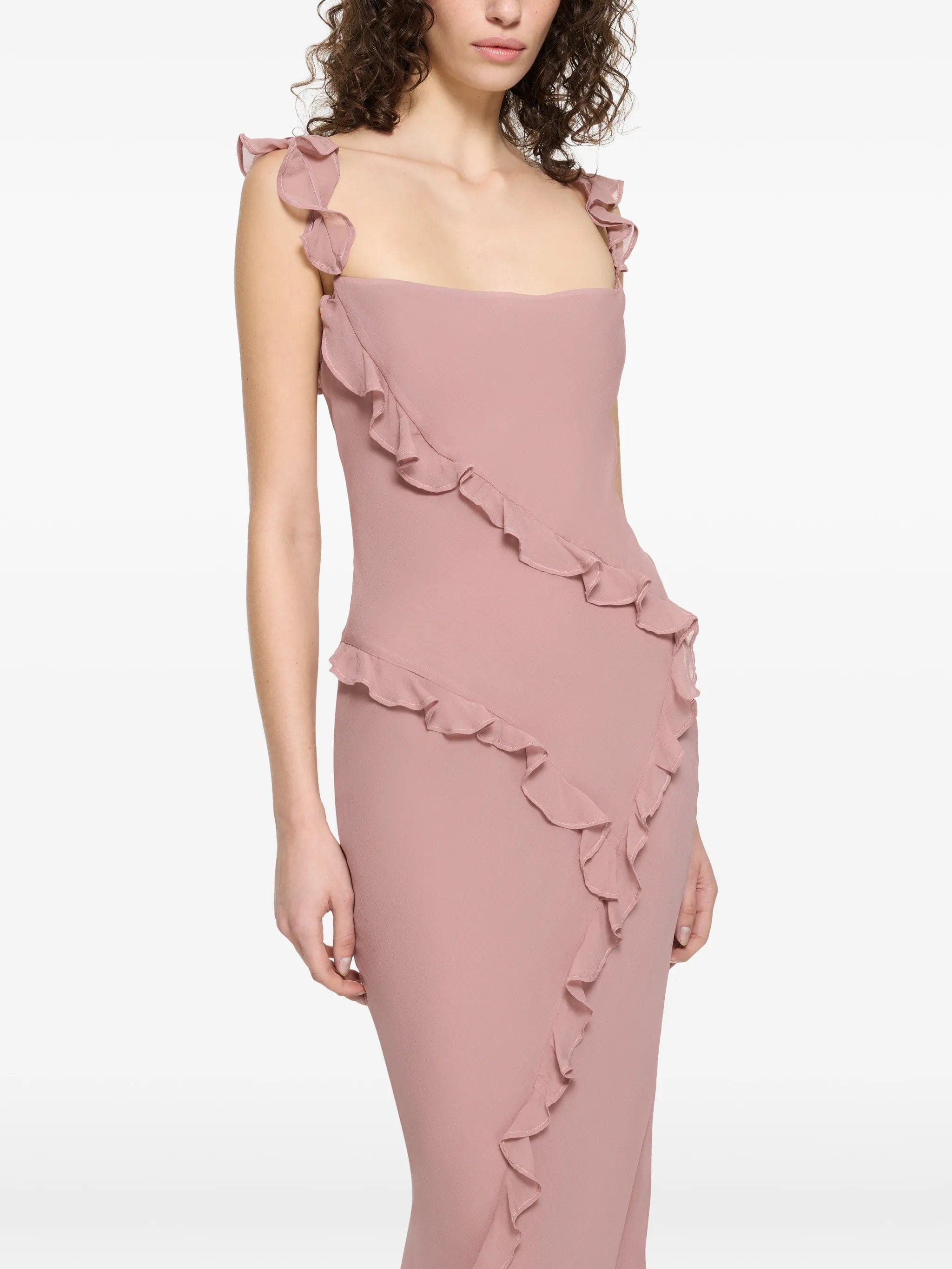 Paris Georgia ruffled maxi dress