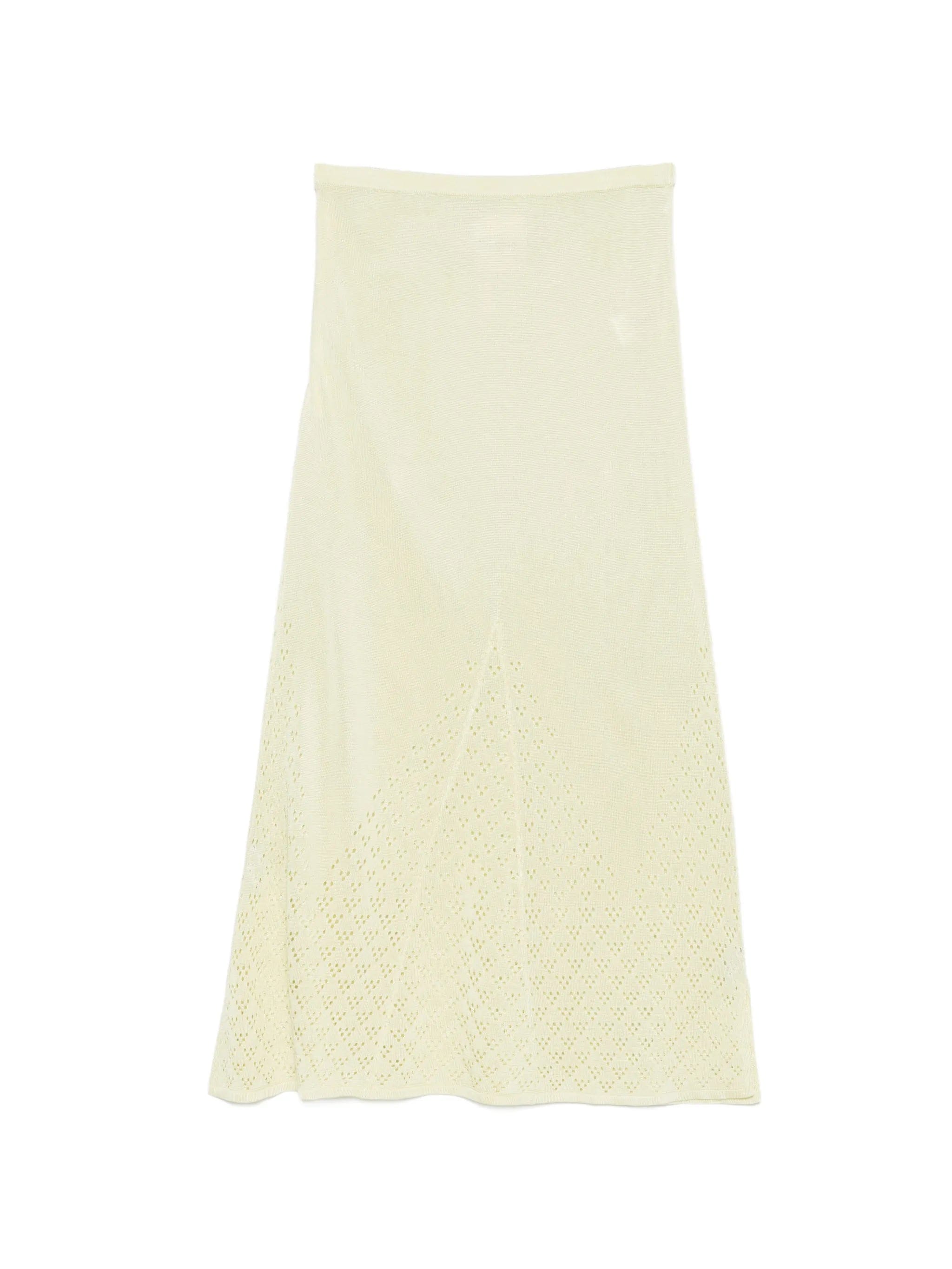 Paris Georgia Amelia openwork midi skirt