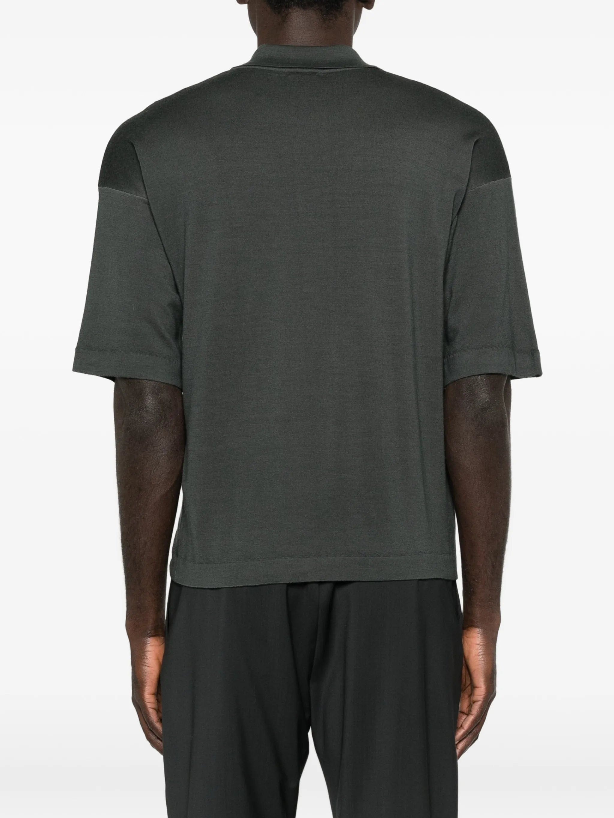 Barena Doni button - down fine - knit shirt