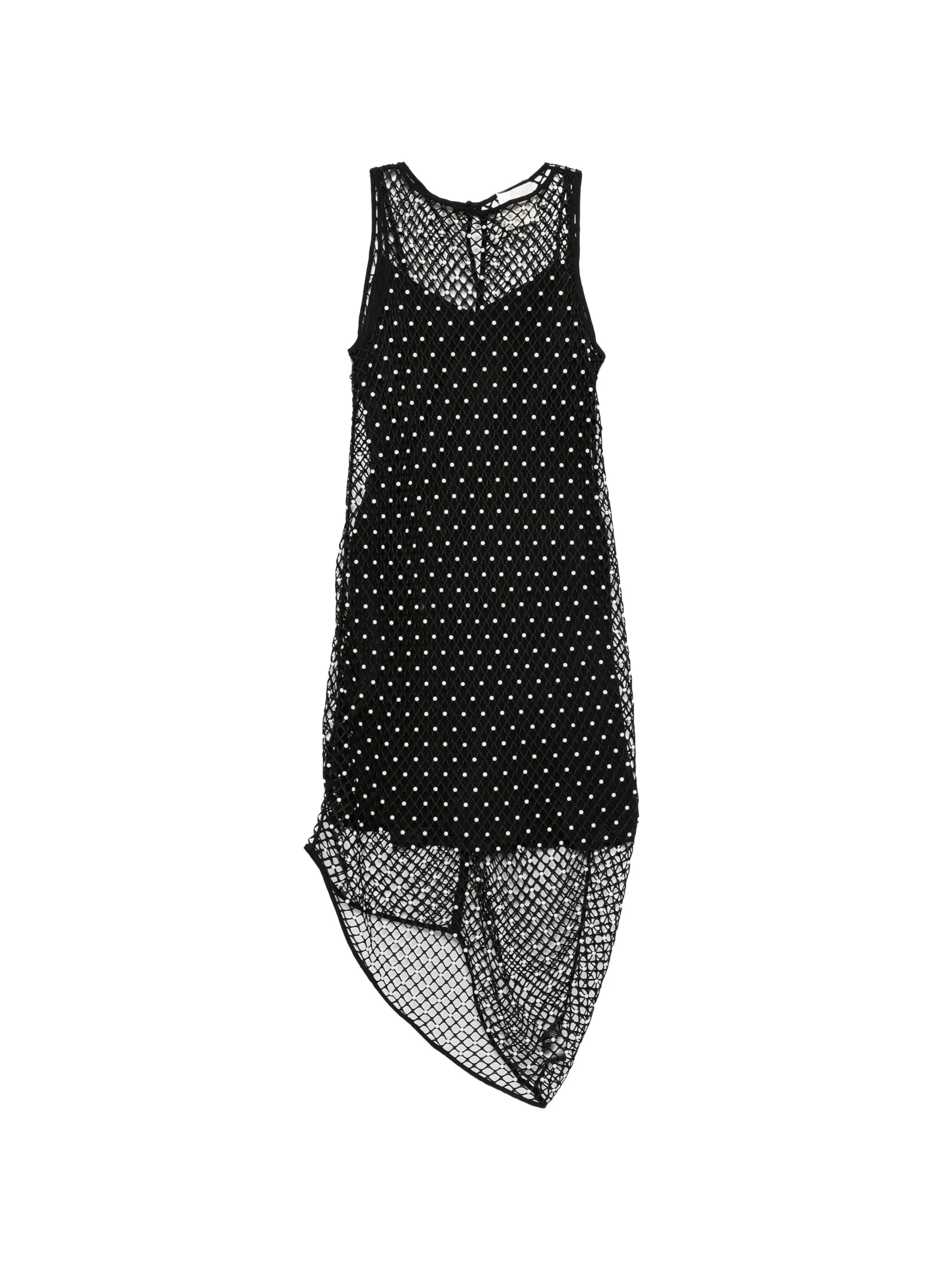 Paris Georgia pearl - embellished asymmetric midi dress