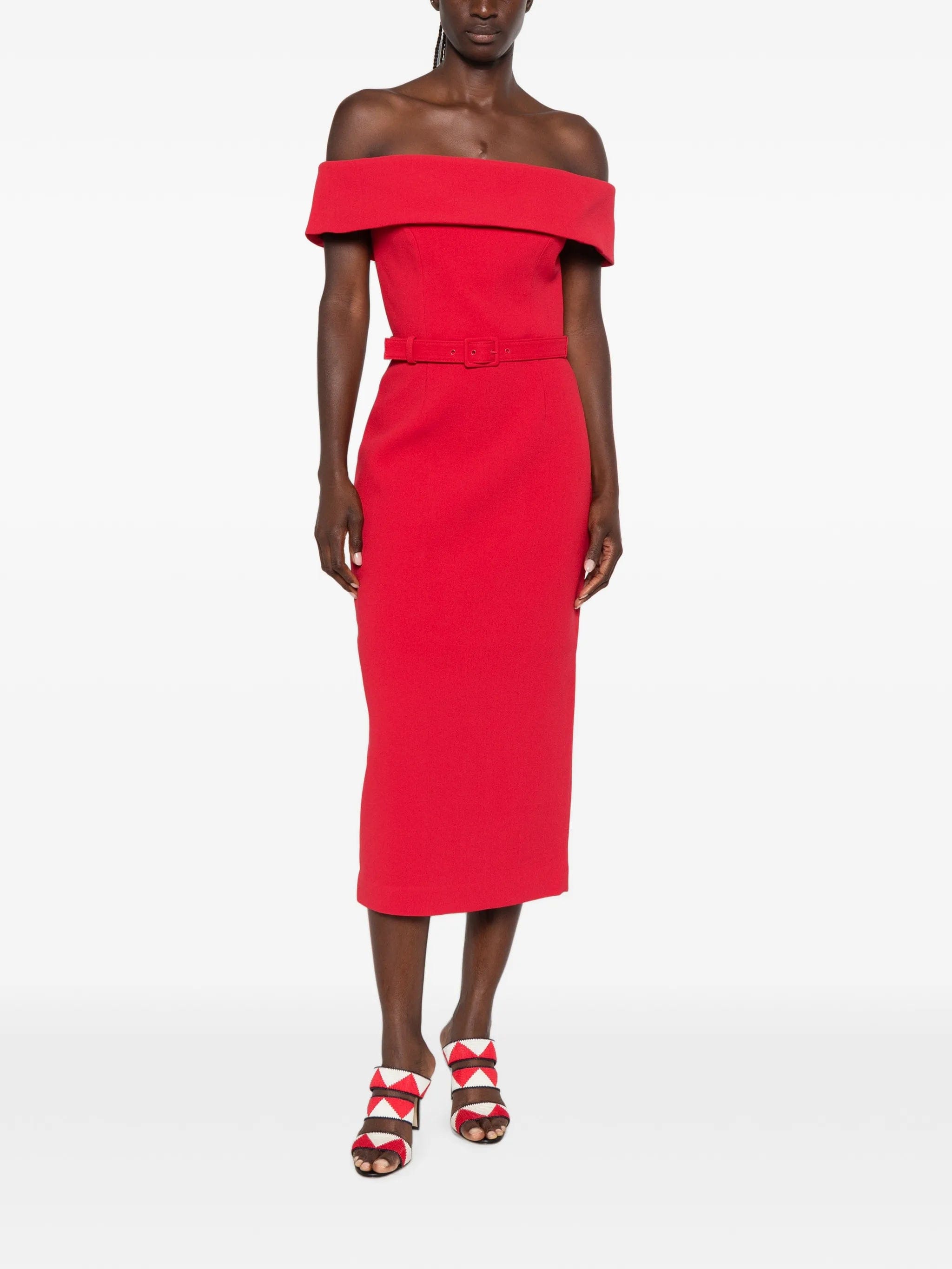 Rebecca Vallance Precious off - shoulder midi dress