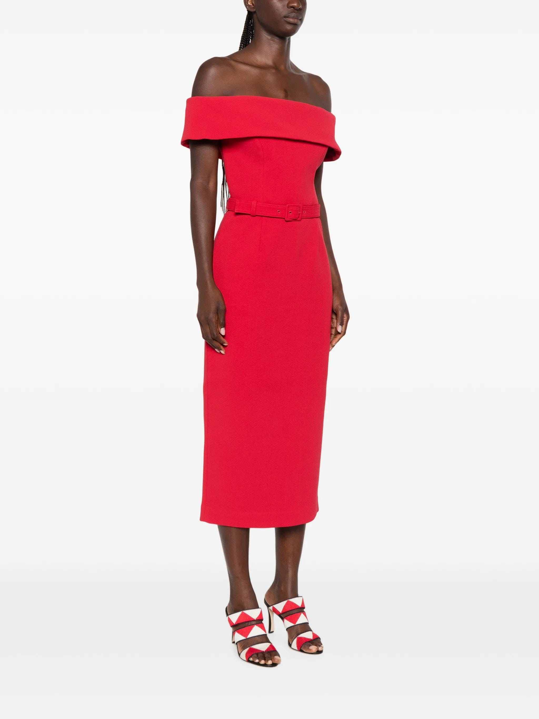 Rebecca Vallance Precious off - shoulder midi dress